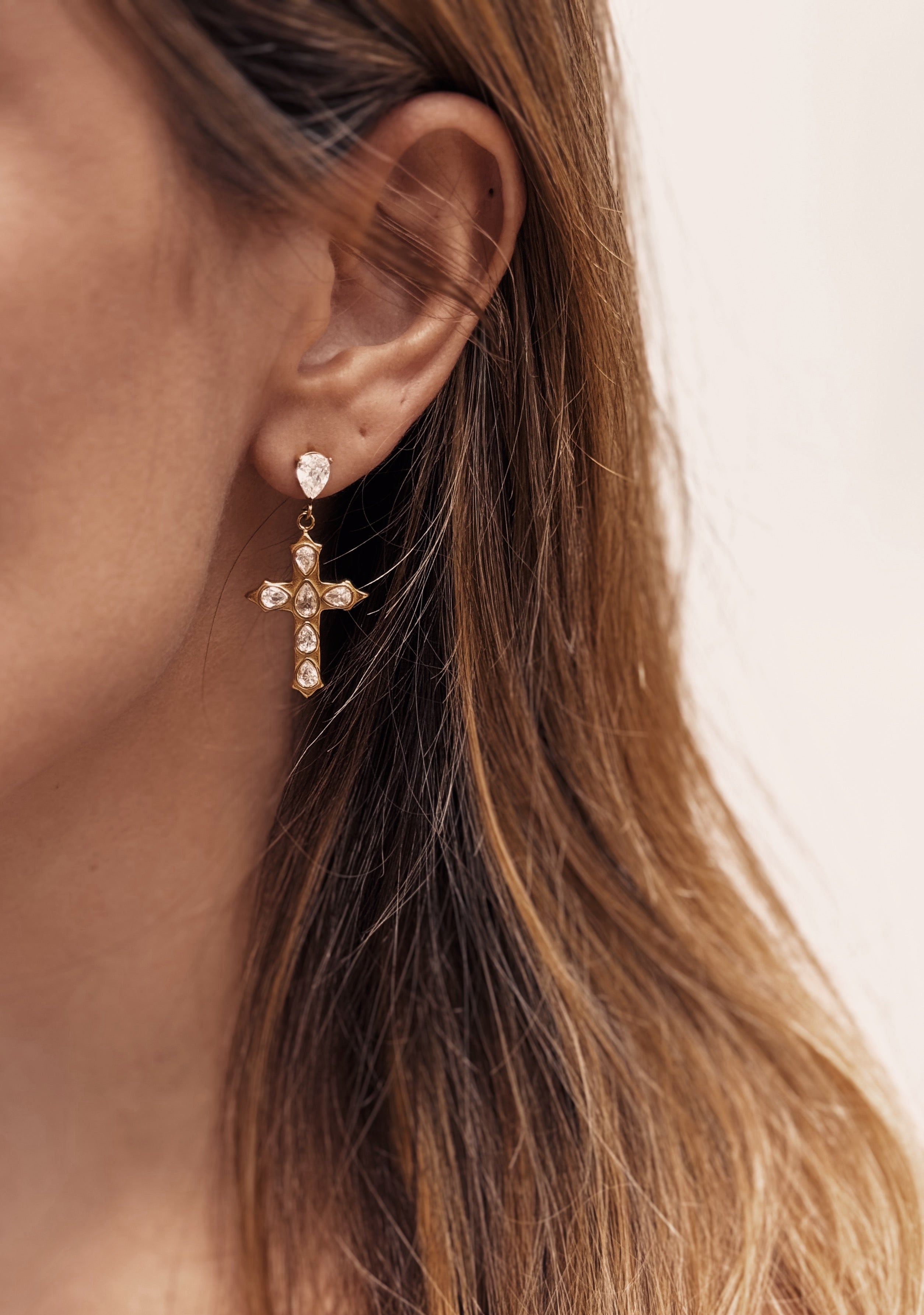 Taylor Cross Earrings