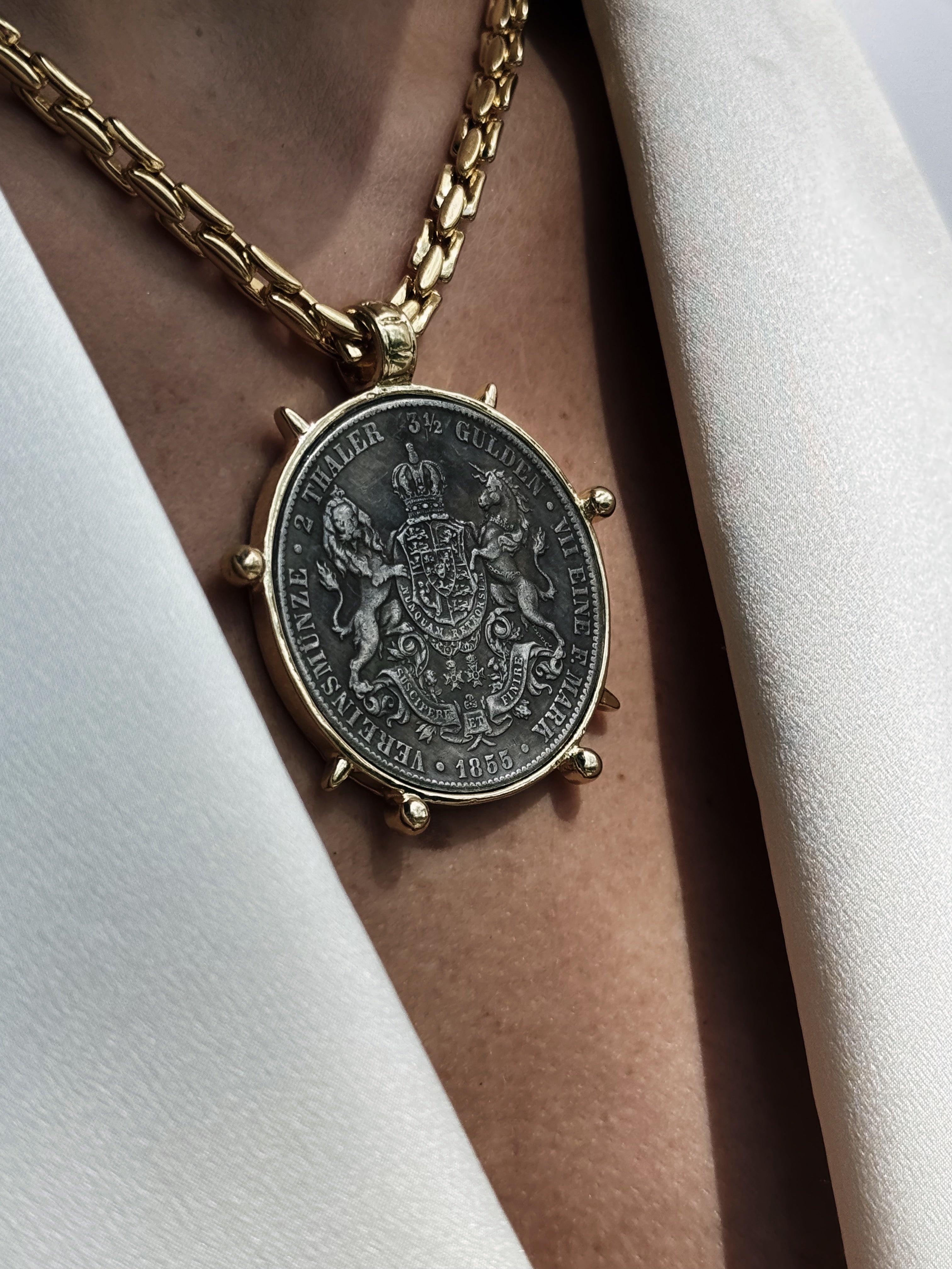 Germany 1855 Coin Necklace