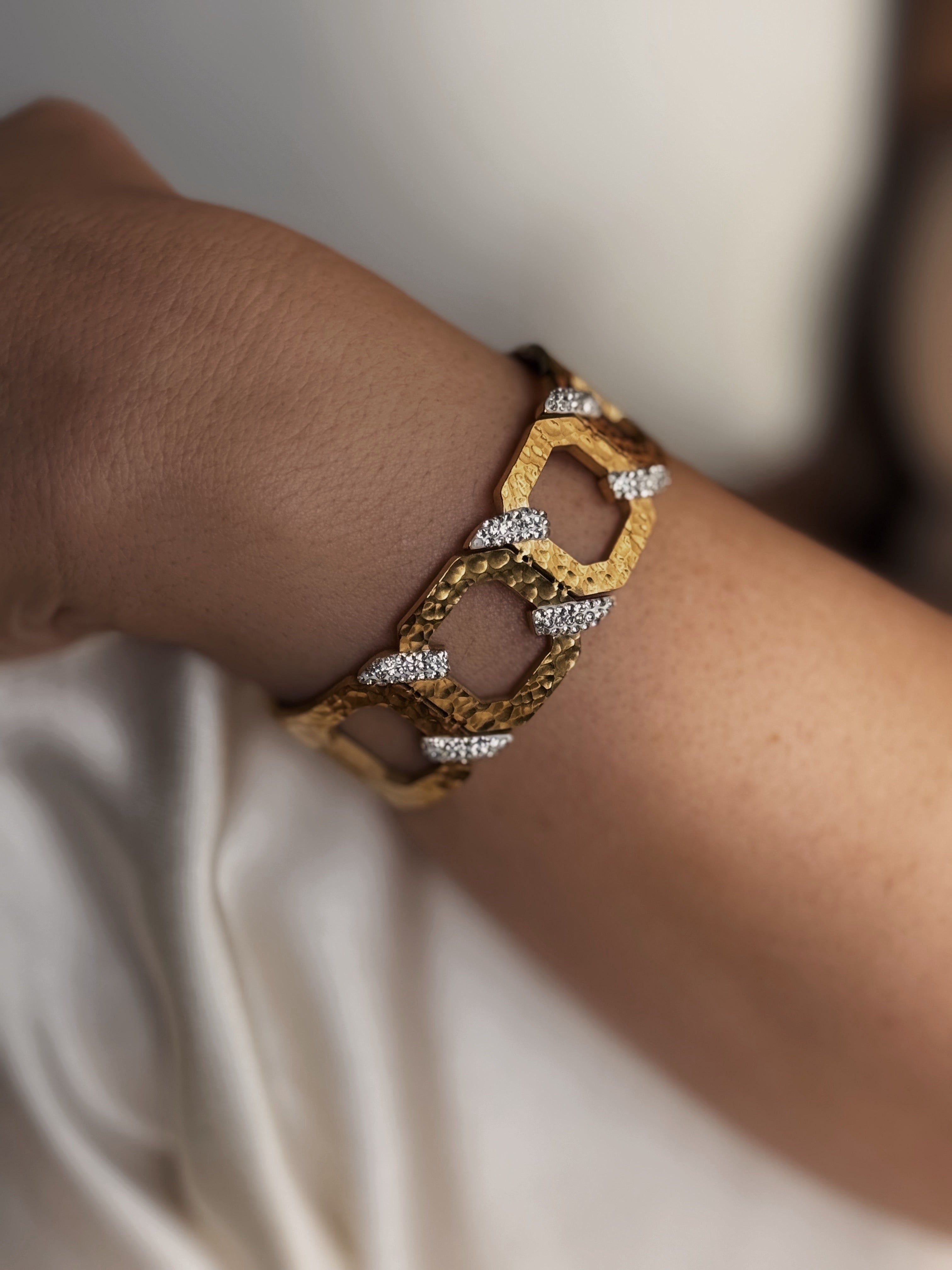 Mistletoe Cuff Bracelet