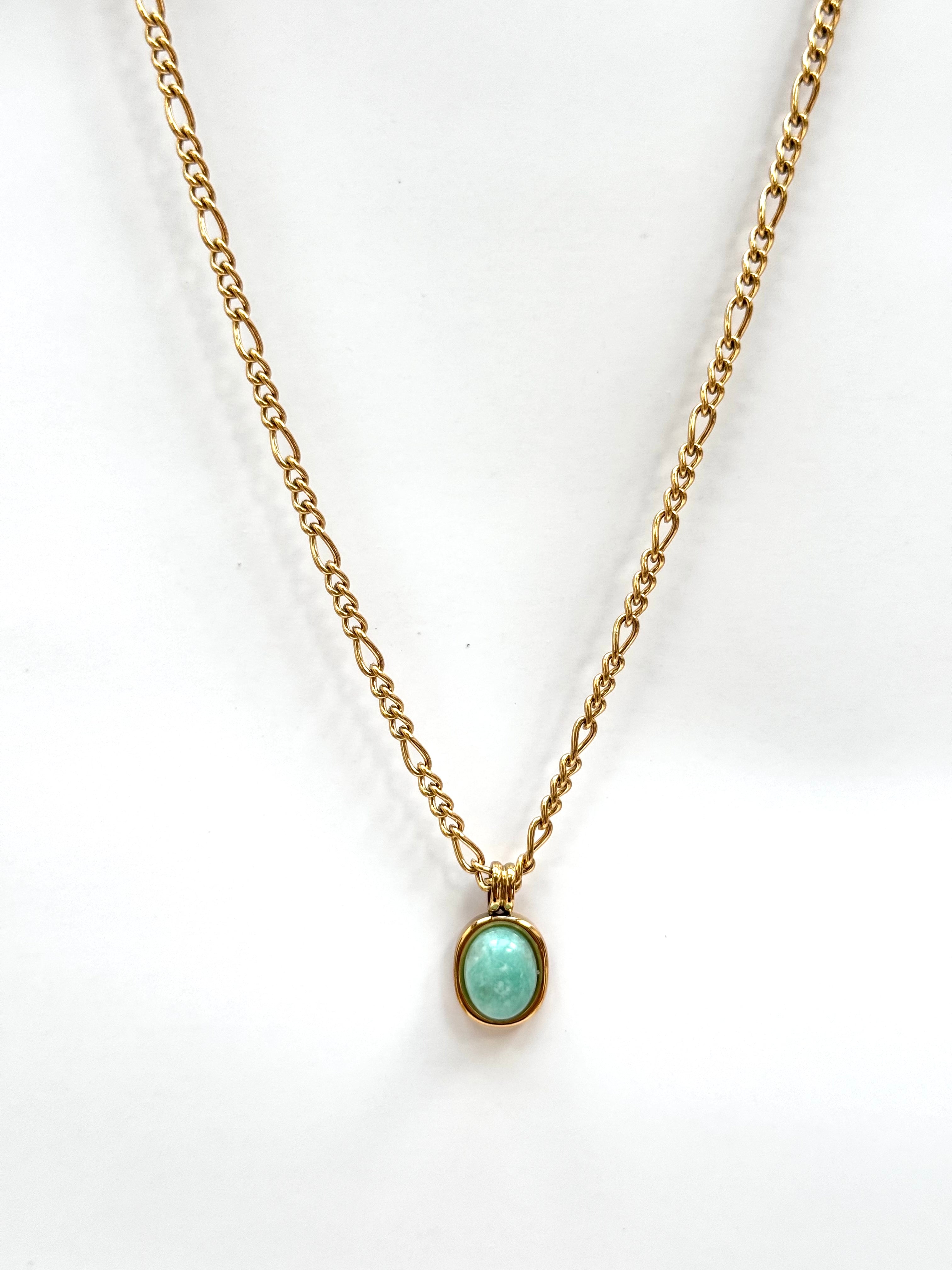 Peacock blue Necklace