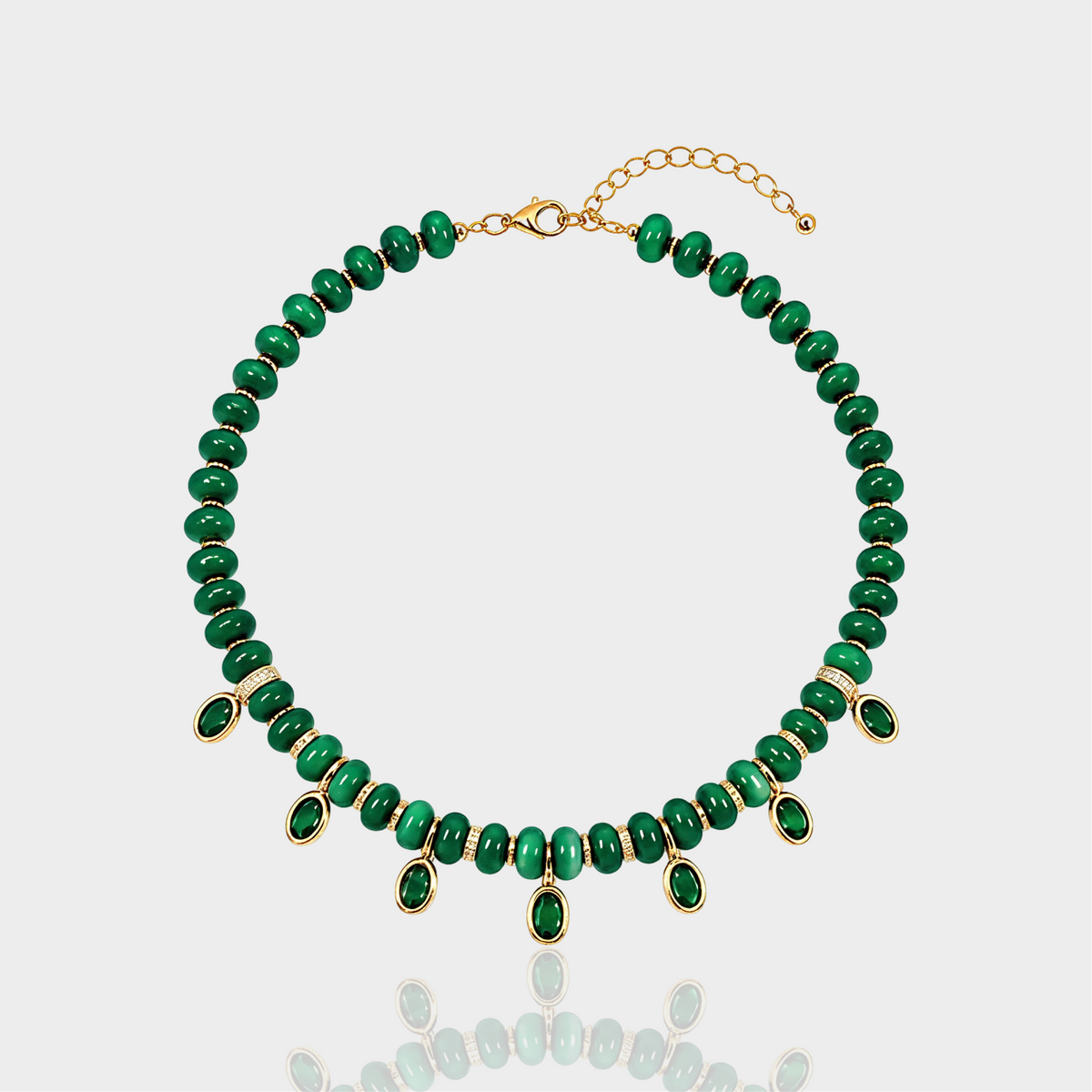 Emerald Amulet Necklace