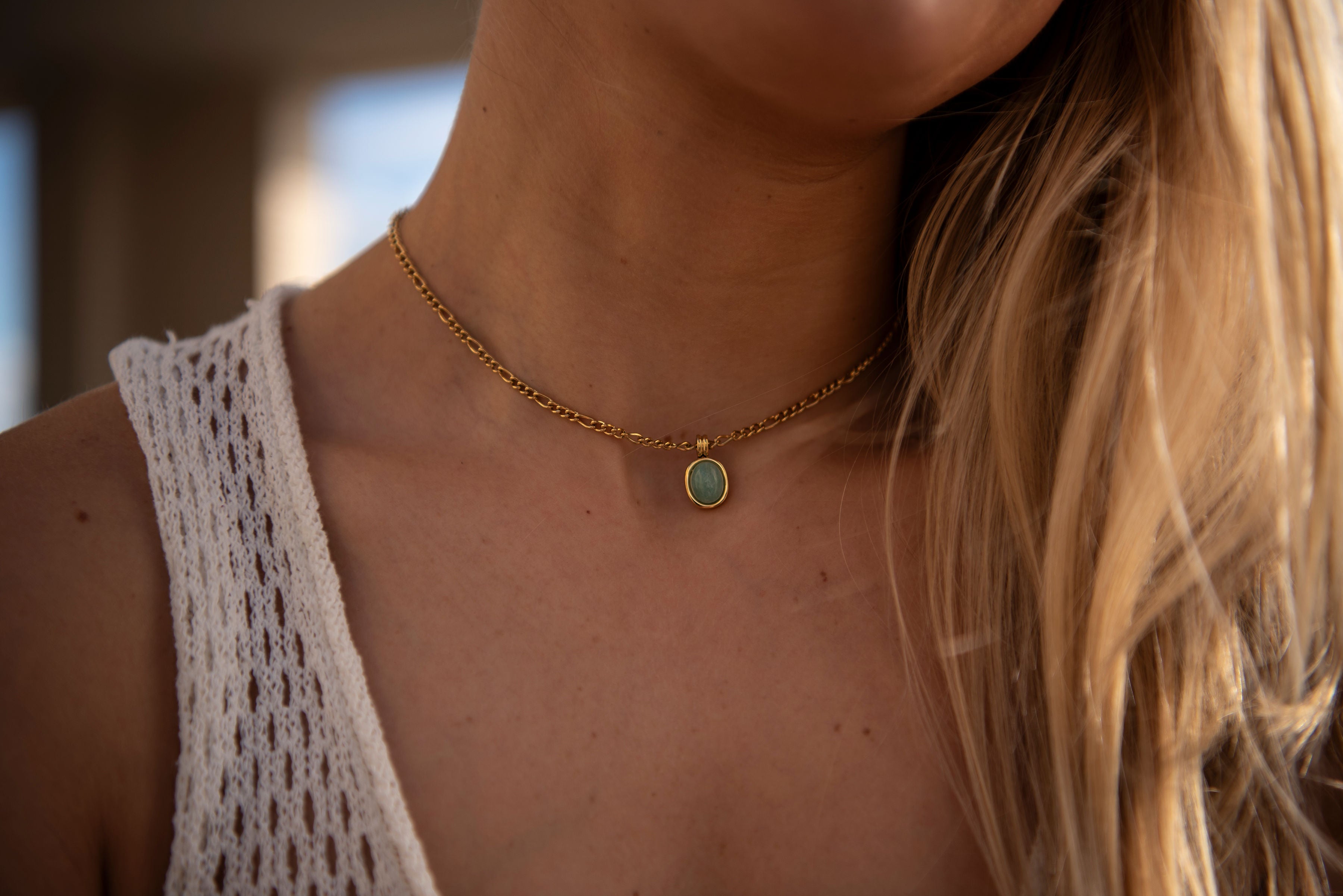Peacock blue Necklace