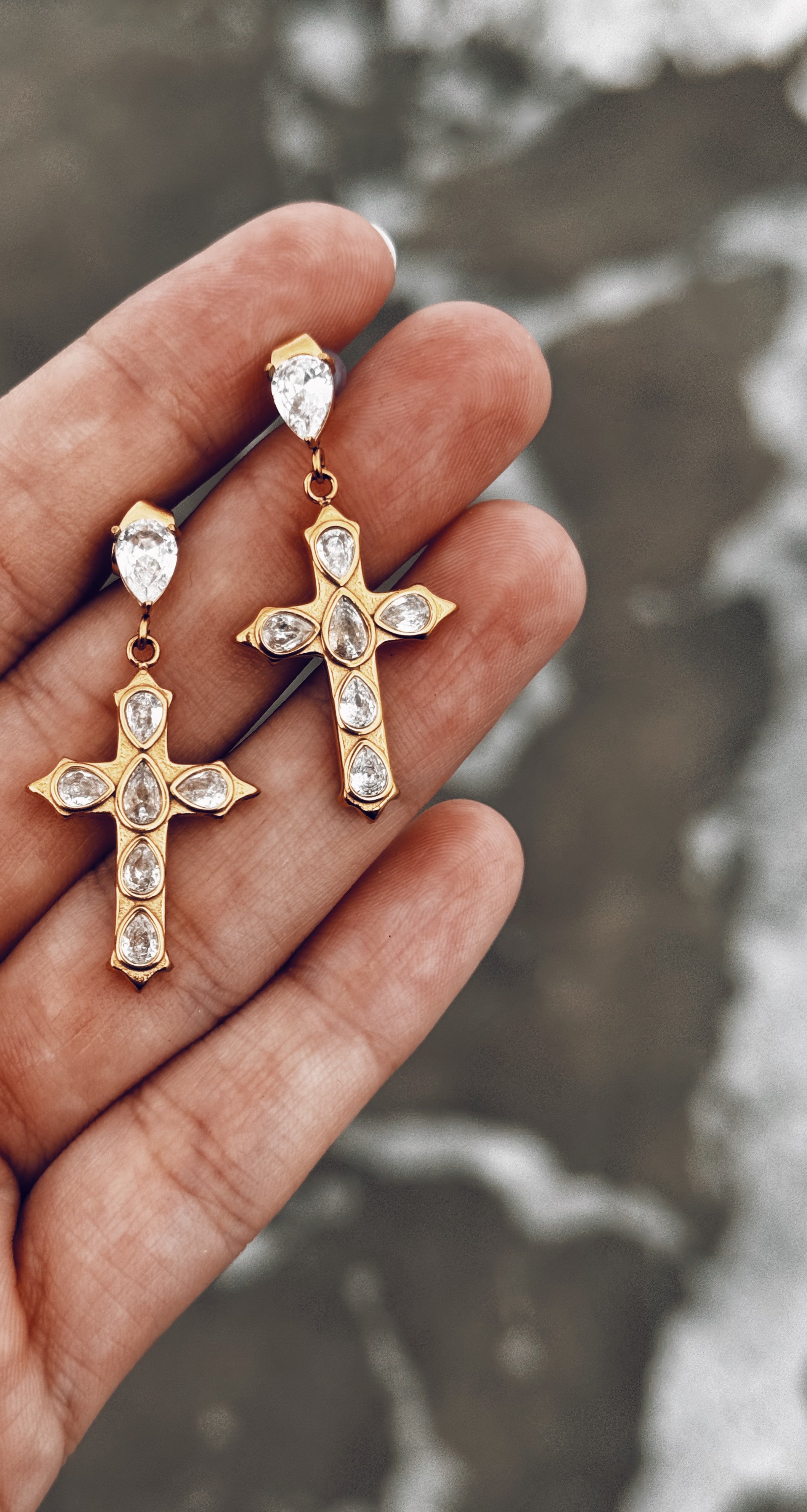 Taylor Cross Earrings