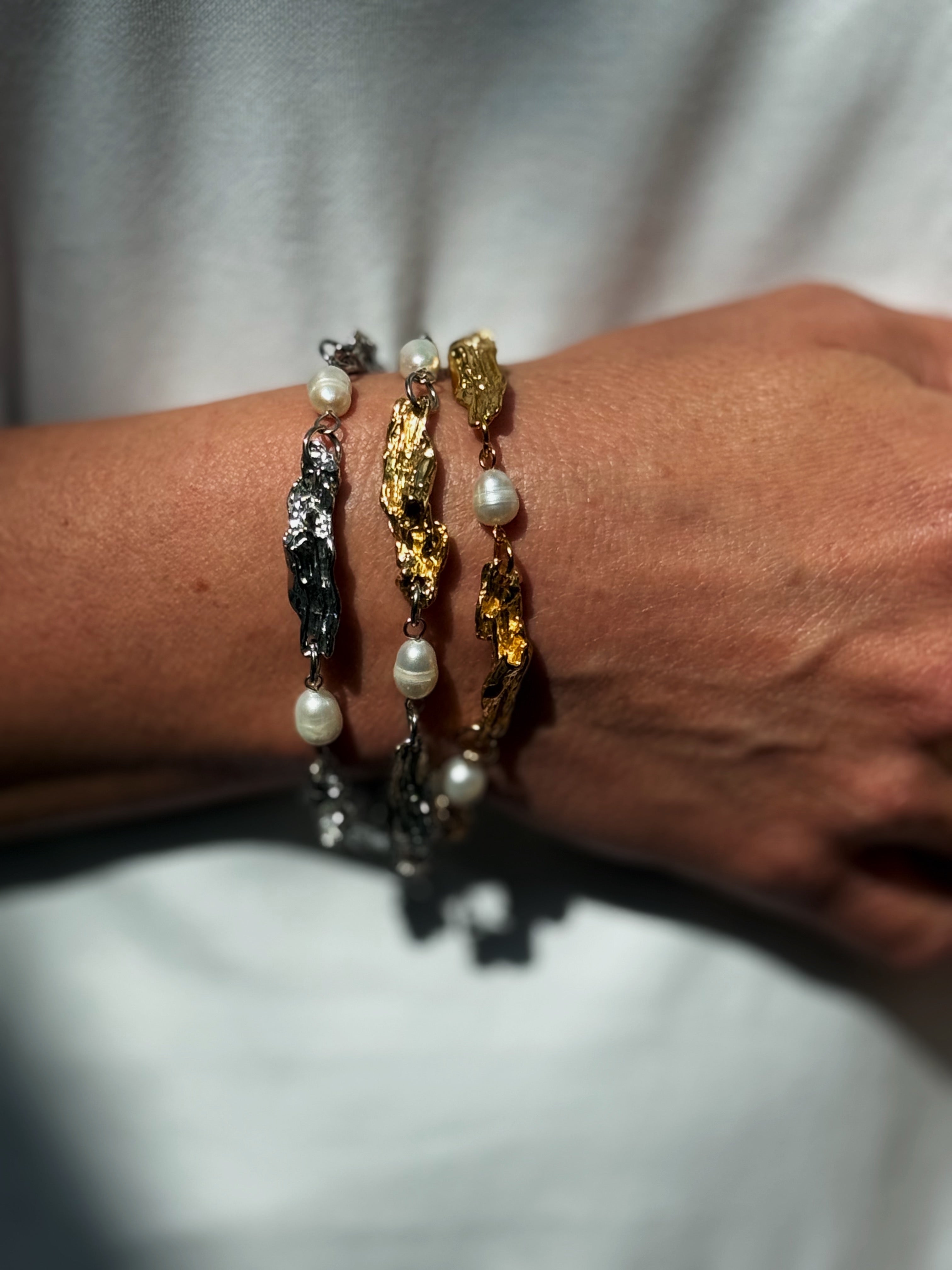 Nugget Pearl Bracelet