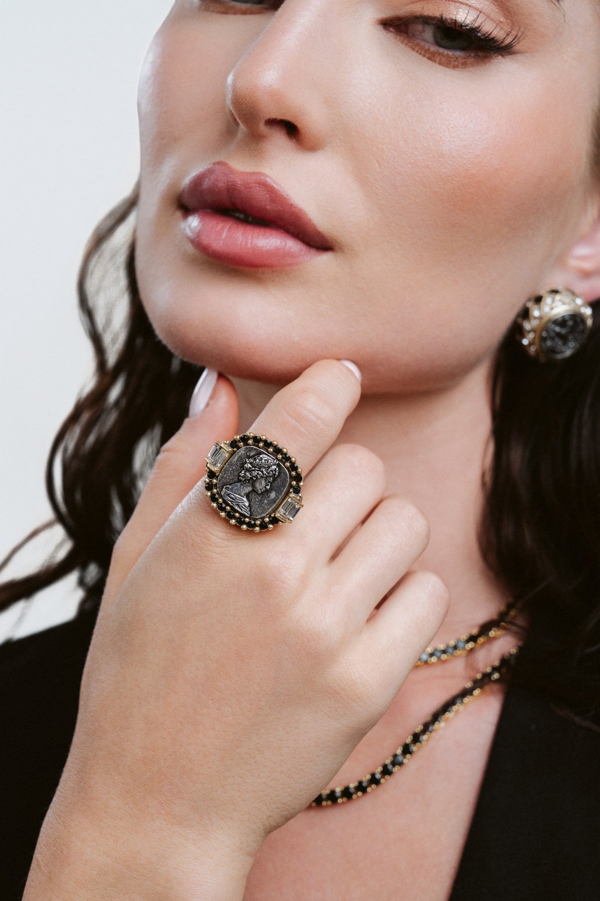 Cavalier Coin Earrings