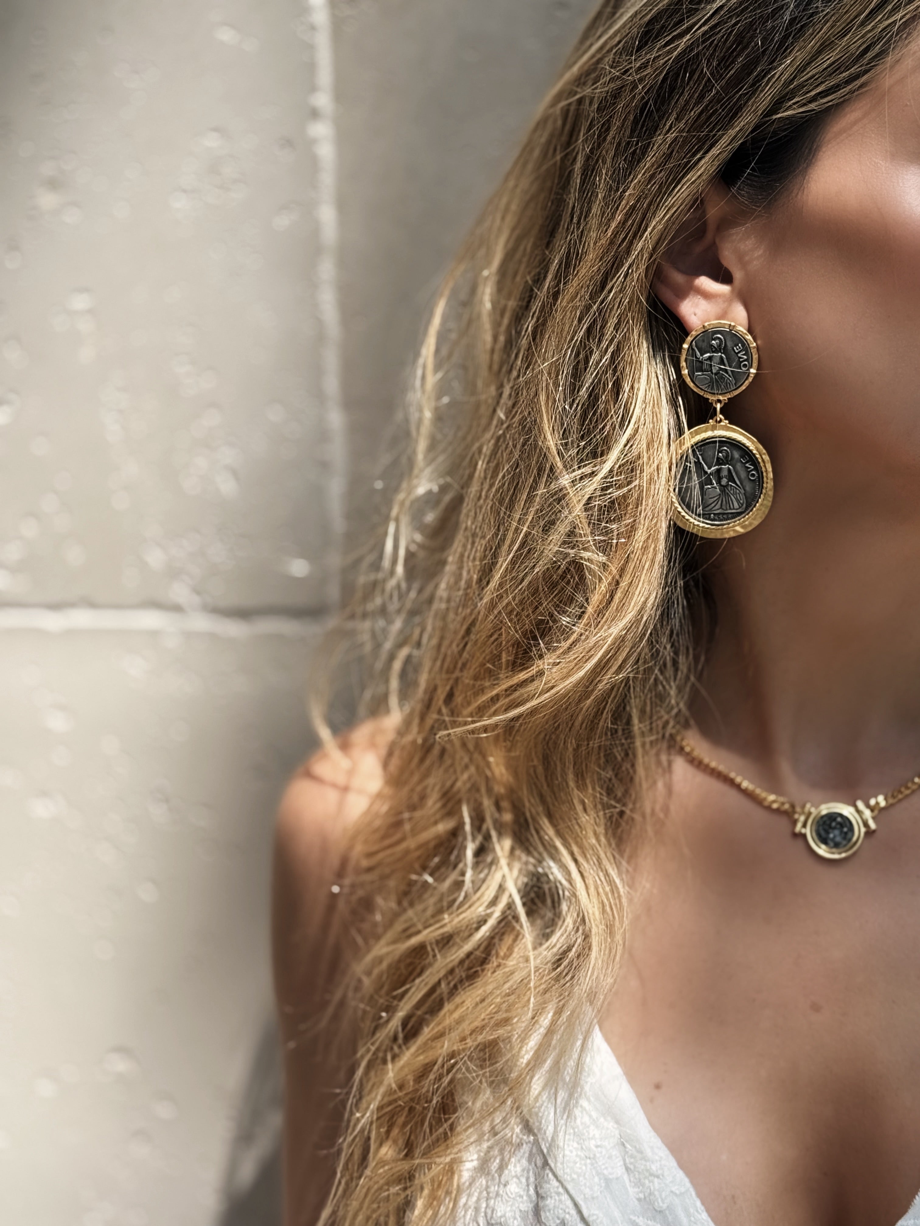 Britain Coin Earrings