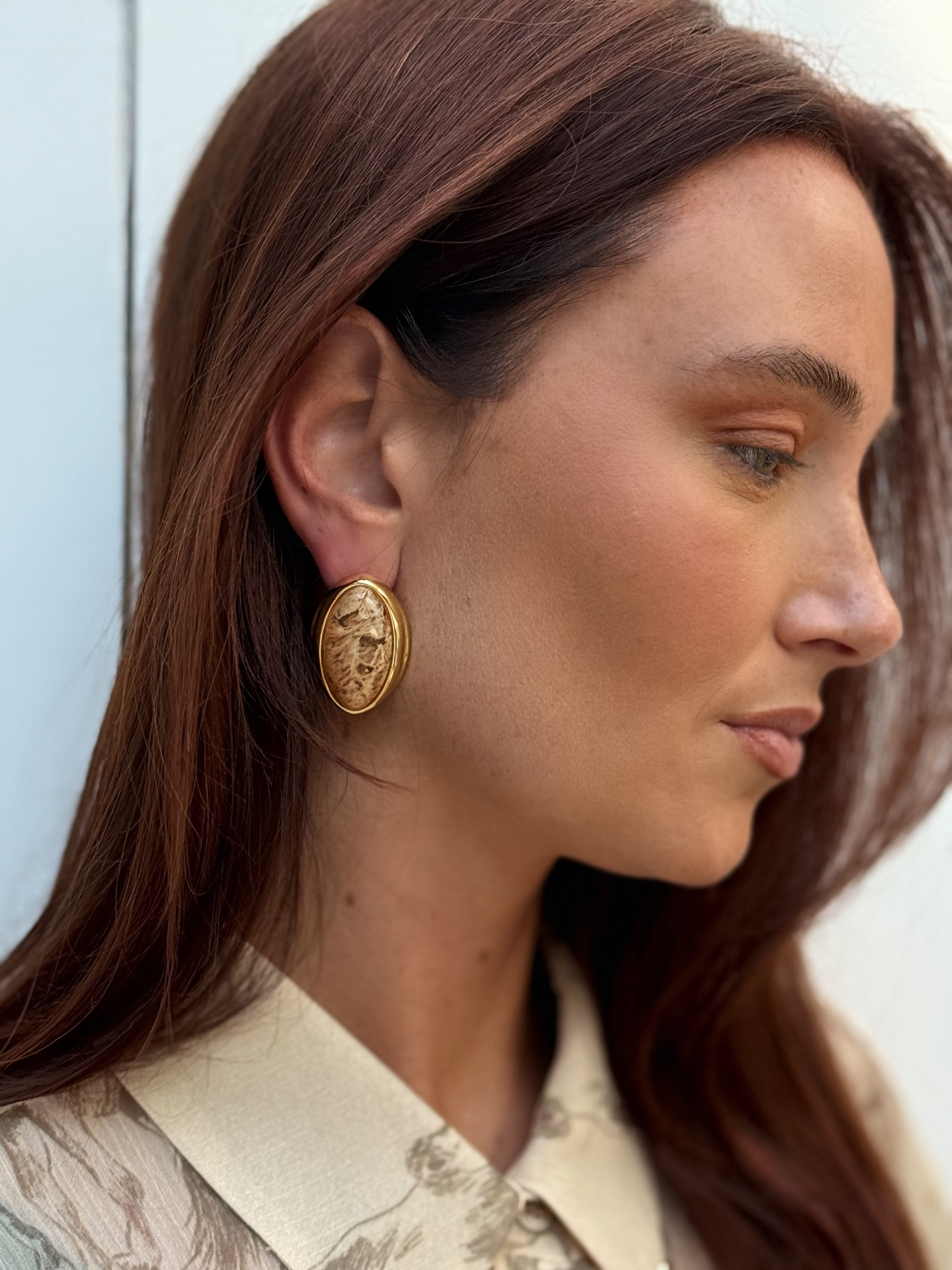 Honey Quartz Earrings