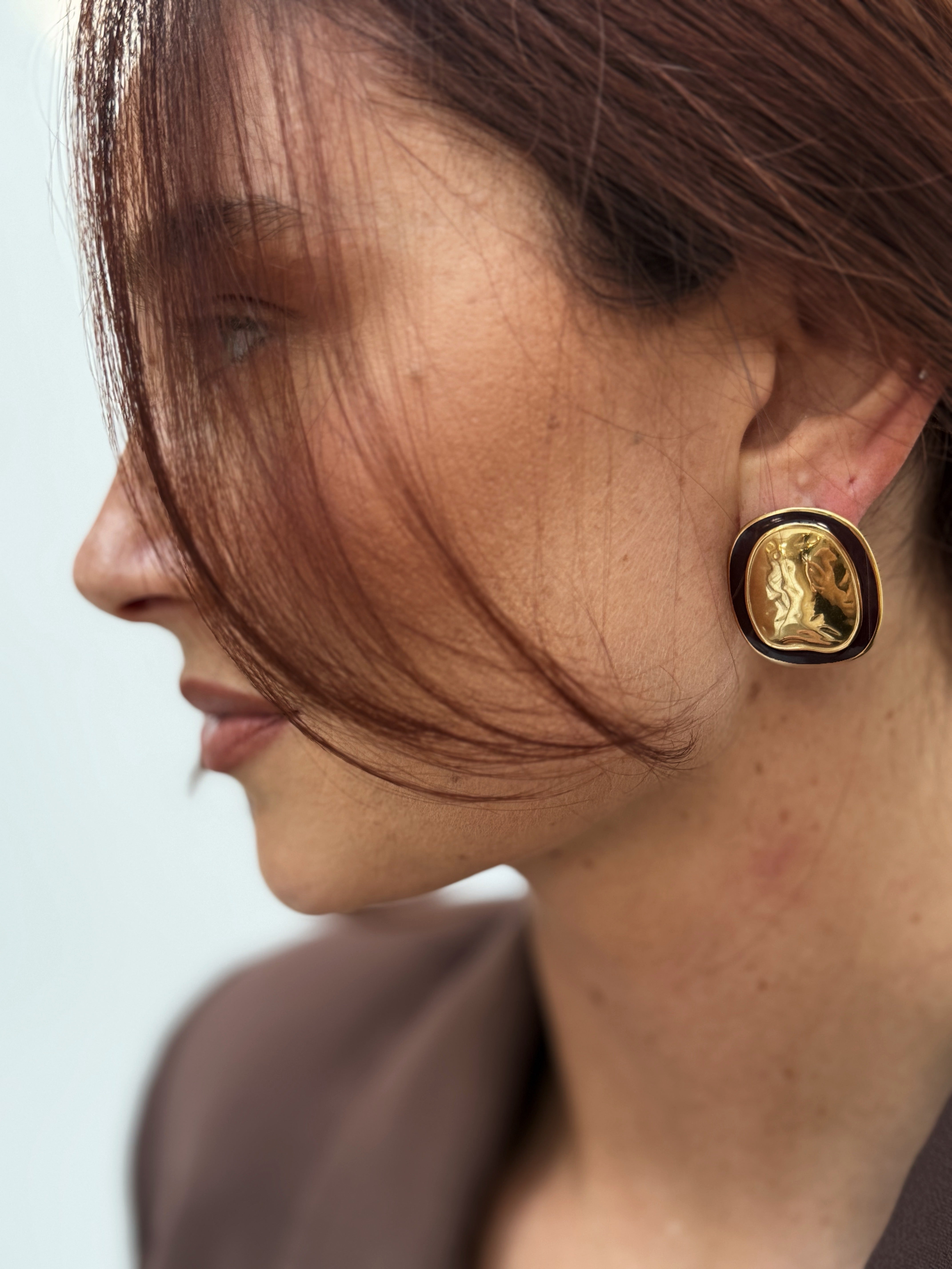 Chestnut Organic Earrings