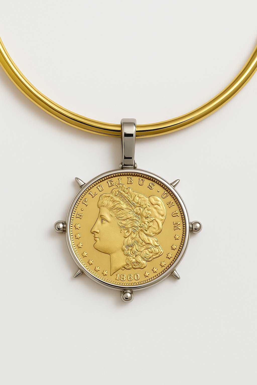 Coin Torque Necklace