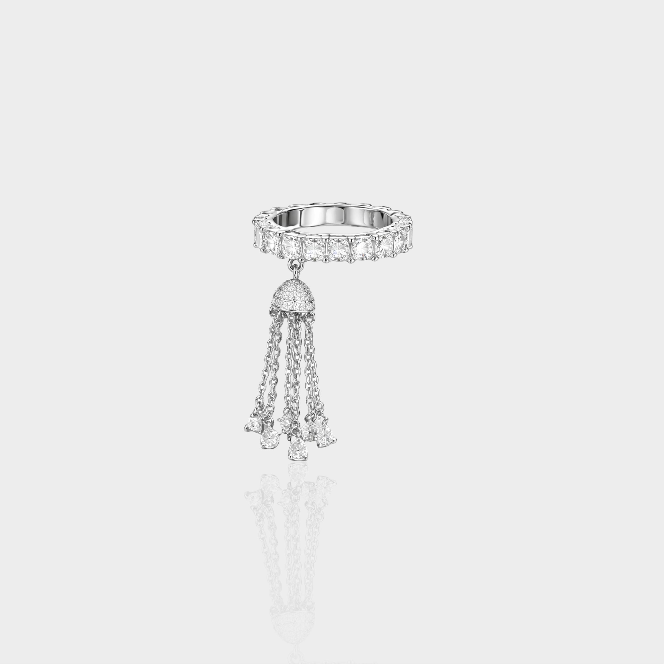 Rainfall Tassel Ring