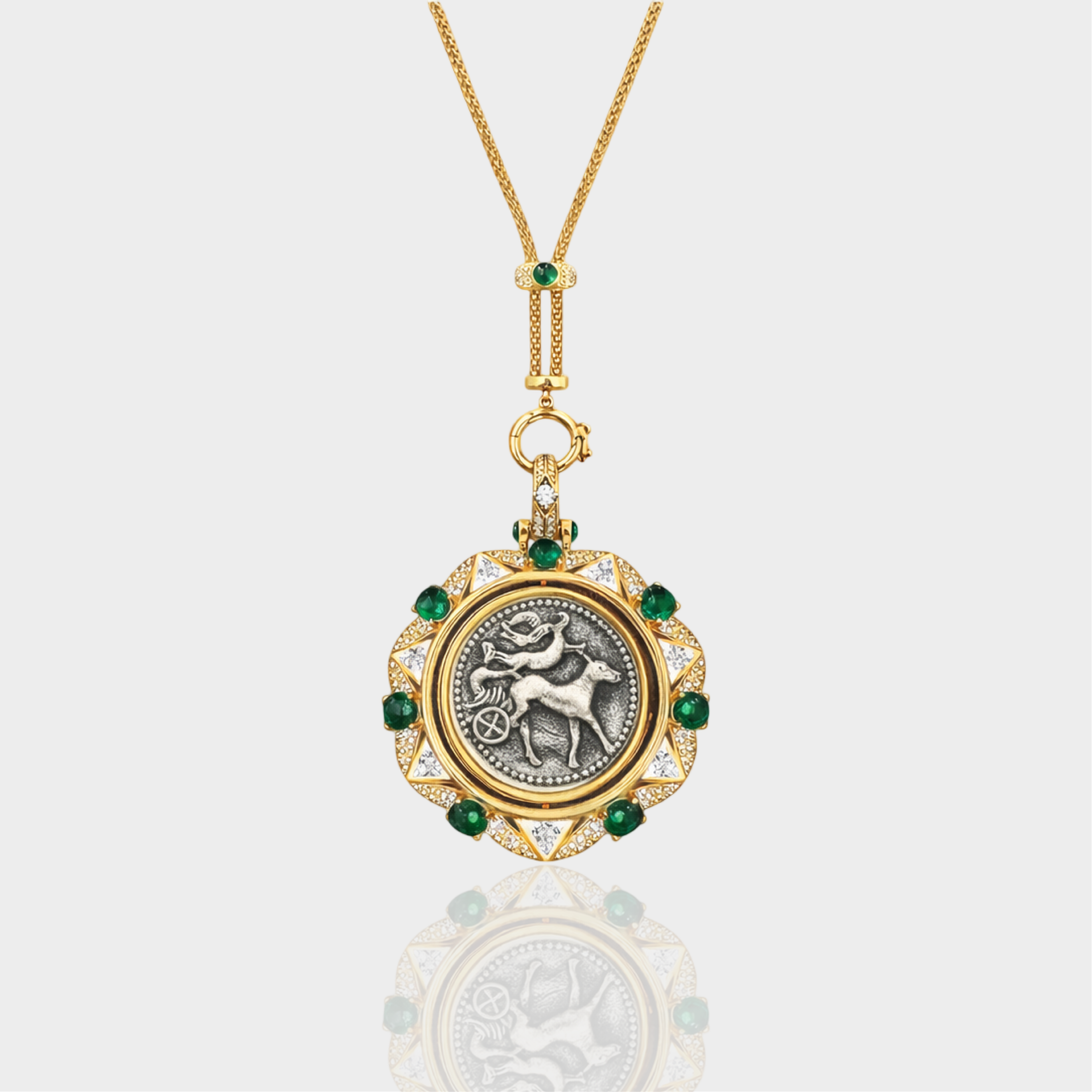 Majestic Coin Pendant Necklace