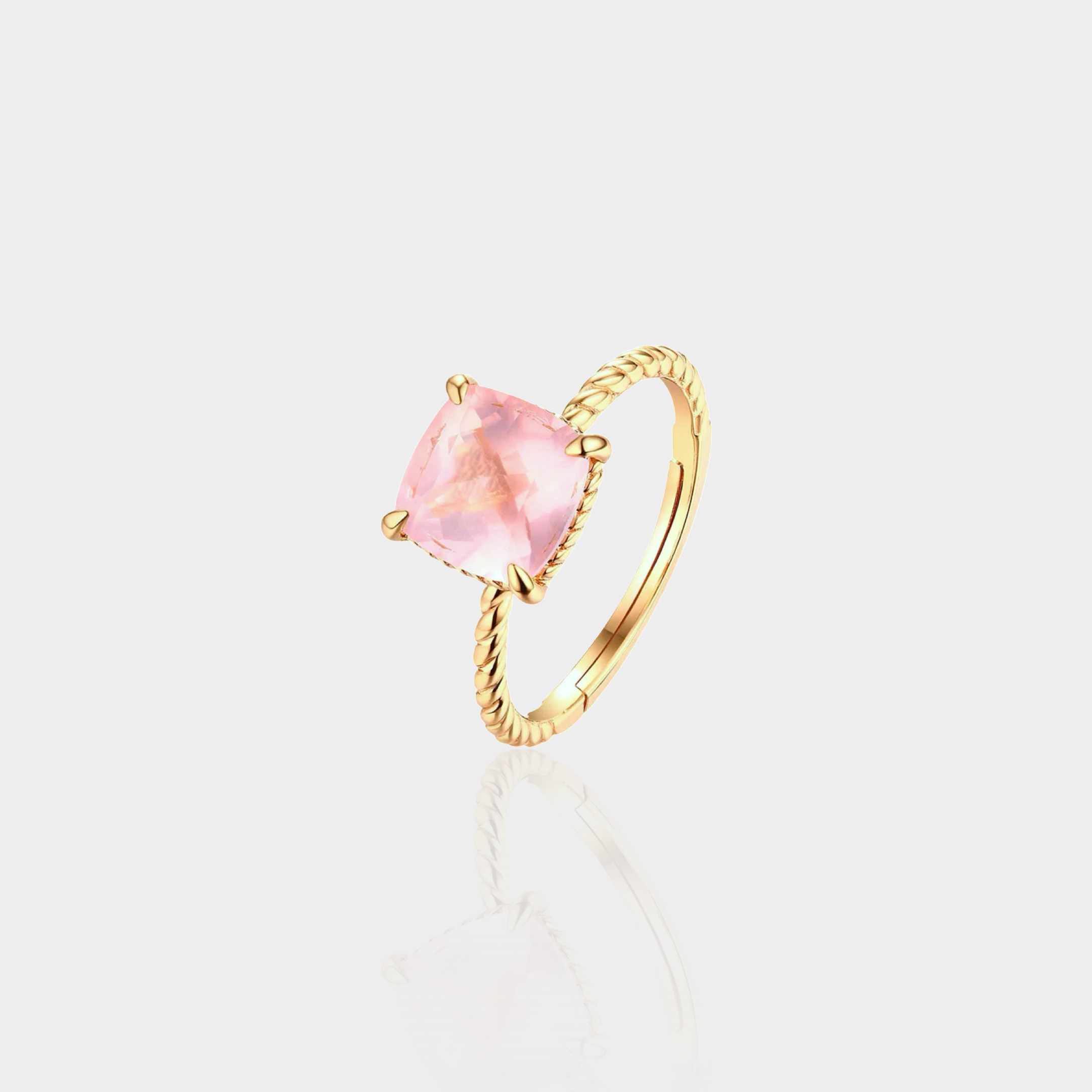 Rose Quartz Ring