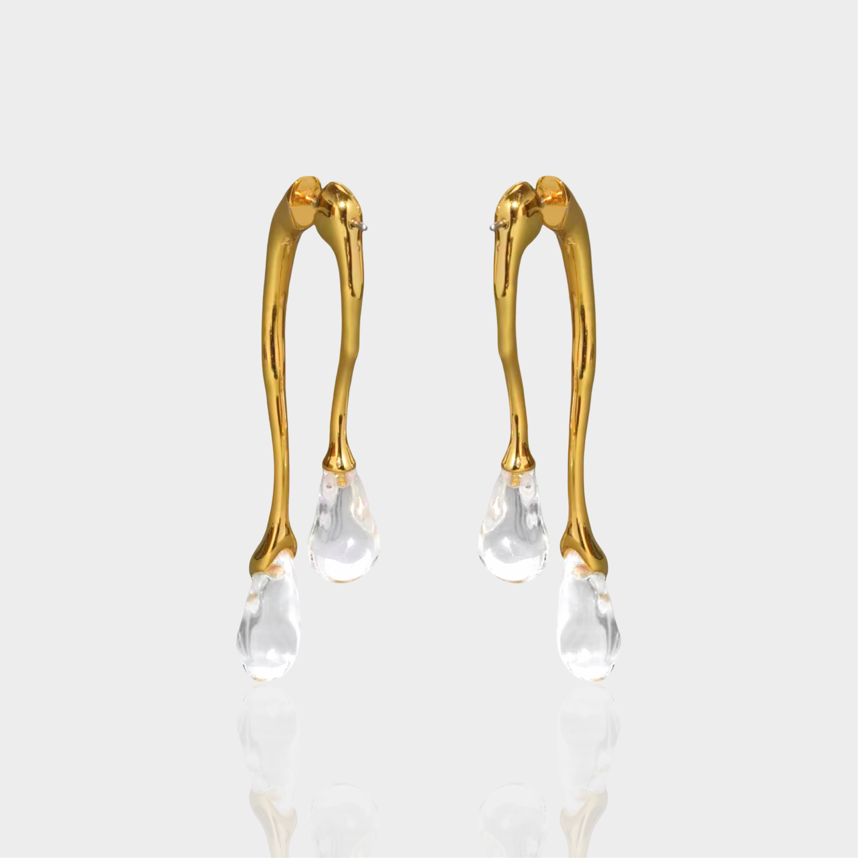 Dangle Clear Earrings