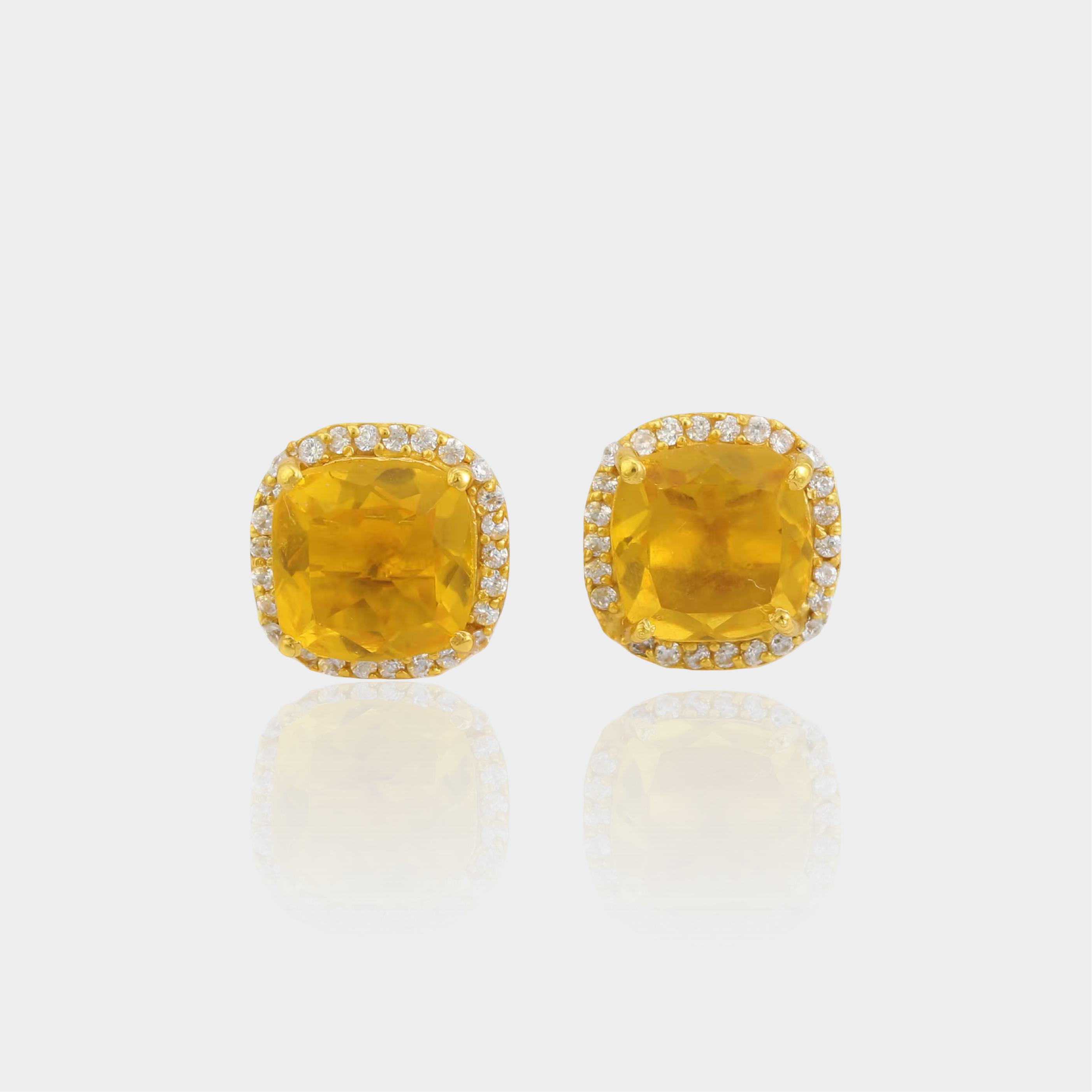Citrine Studs
