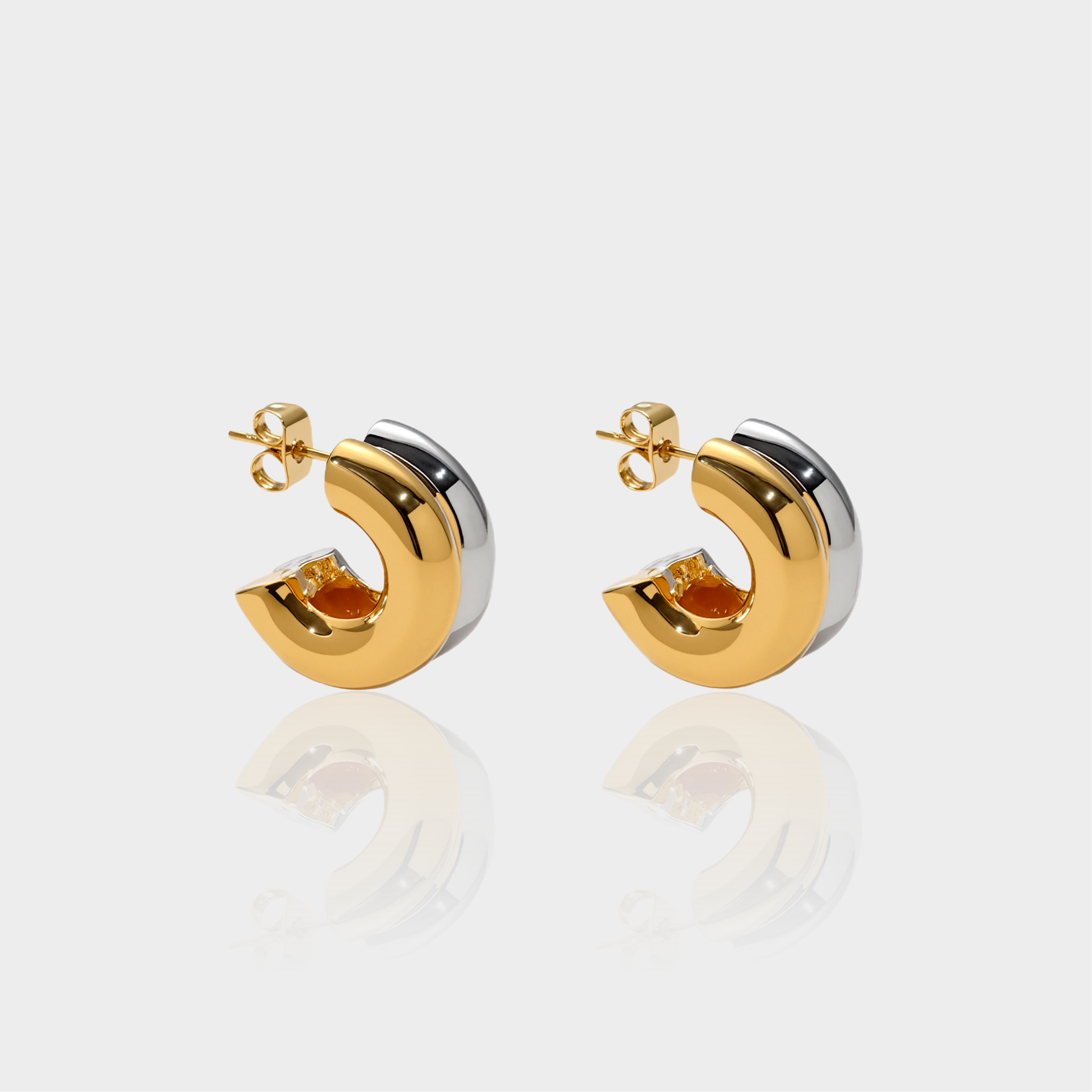 Two Tone Hoops