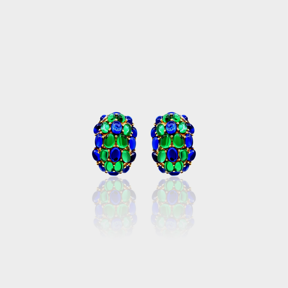 Peacock Stud Earrings