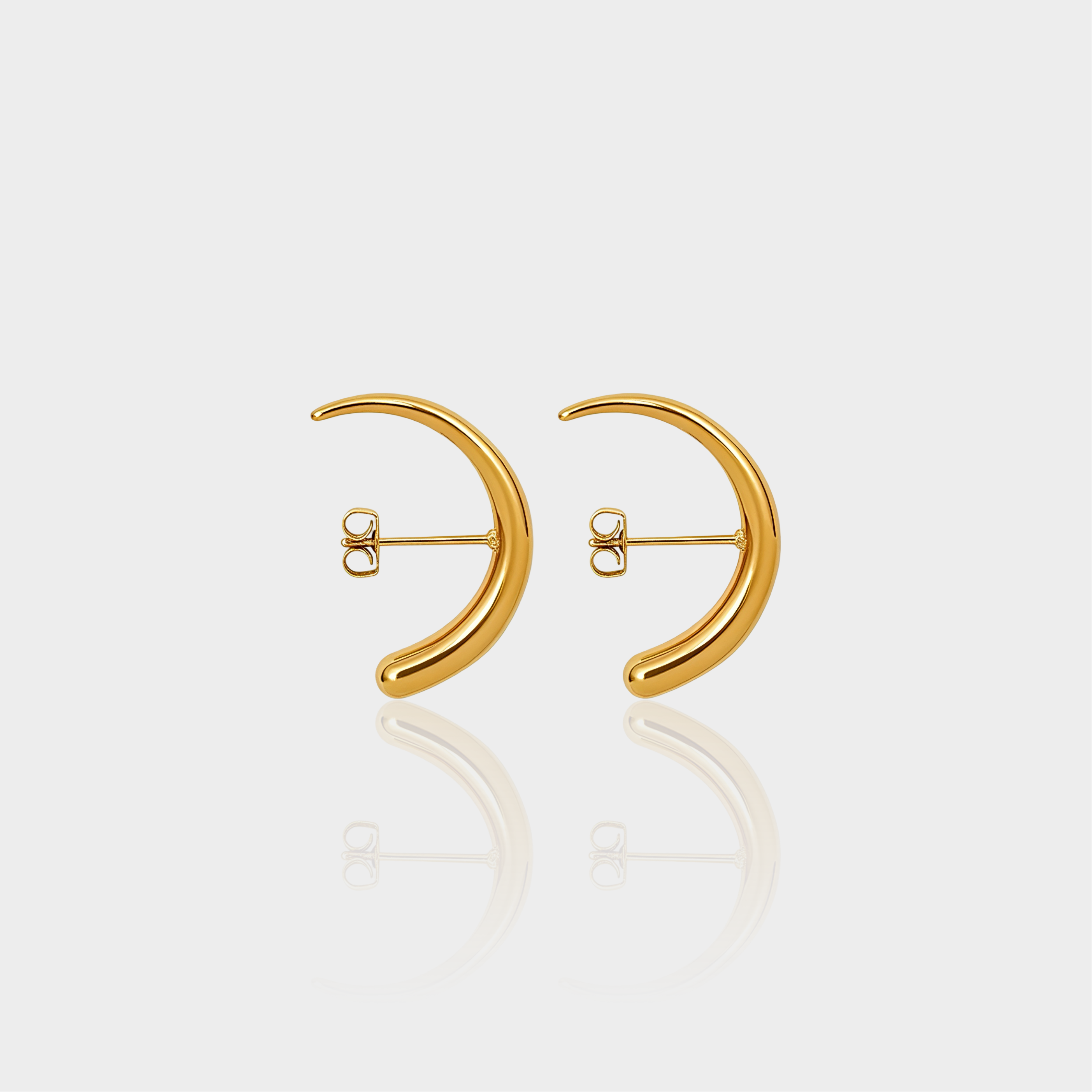 Comma Thin Earrings