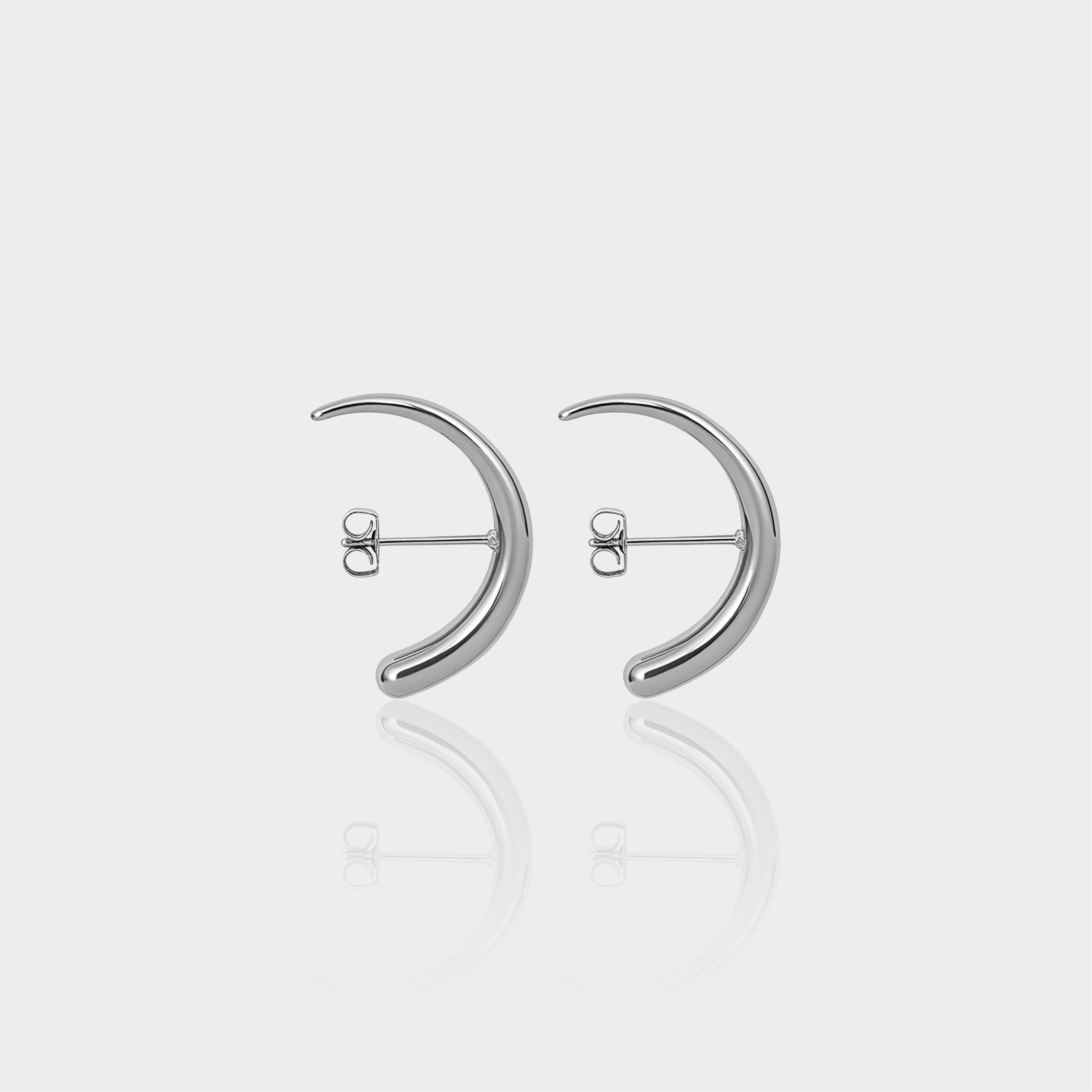 Comma Thin Earrings