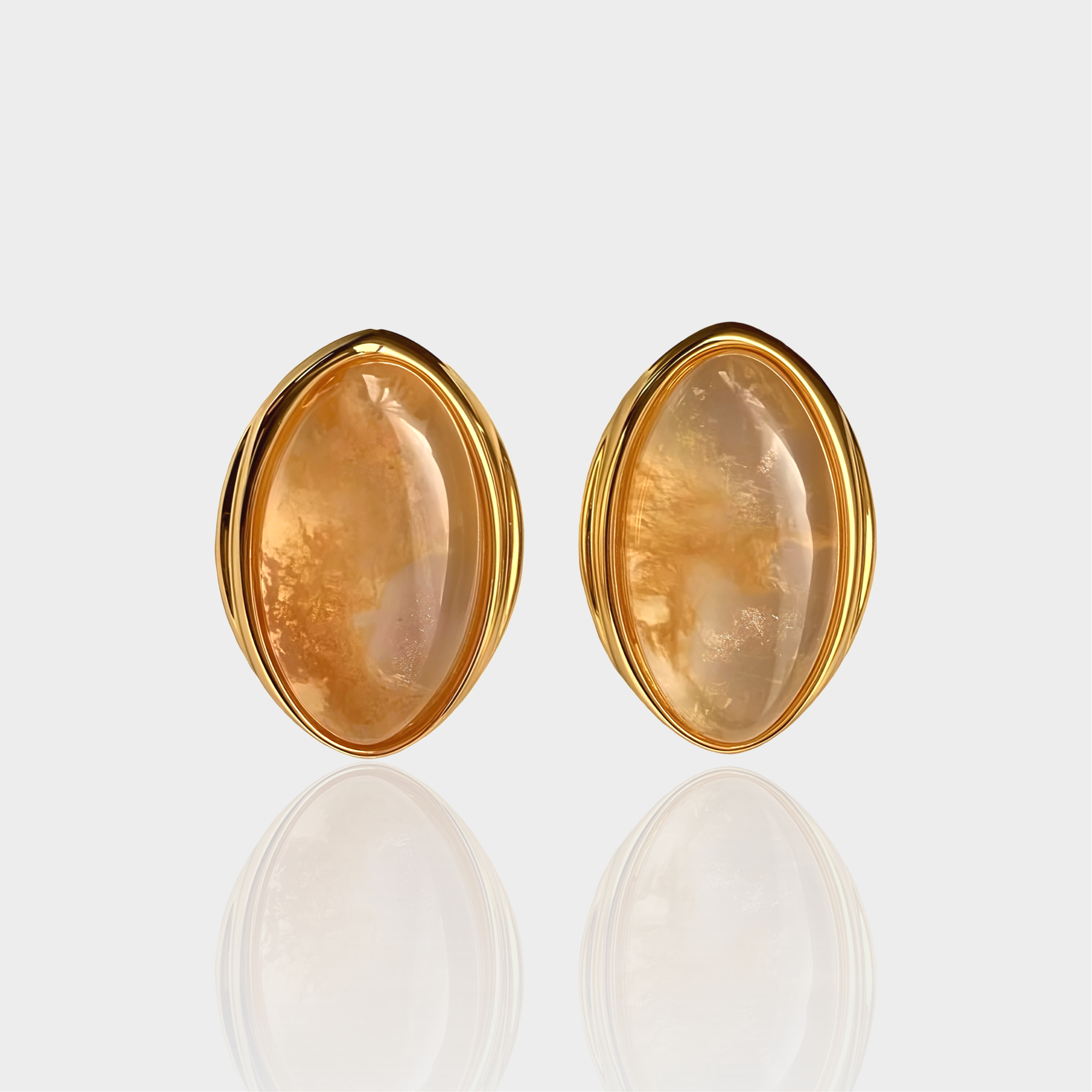 Honey Quartz Earrings