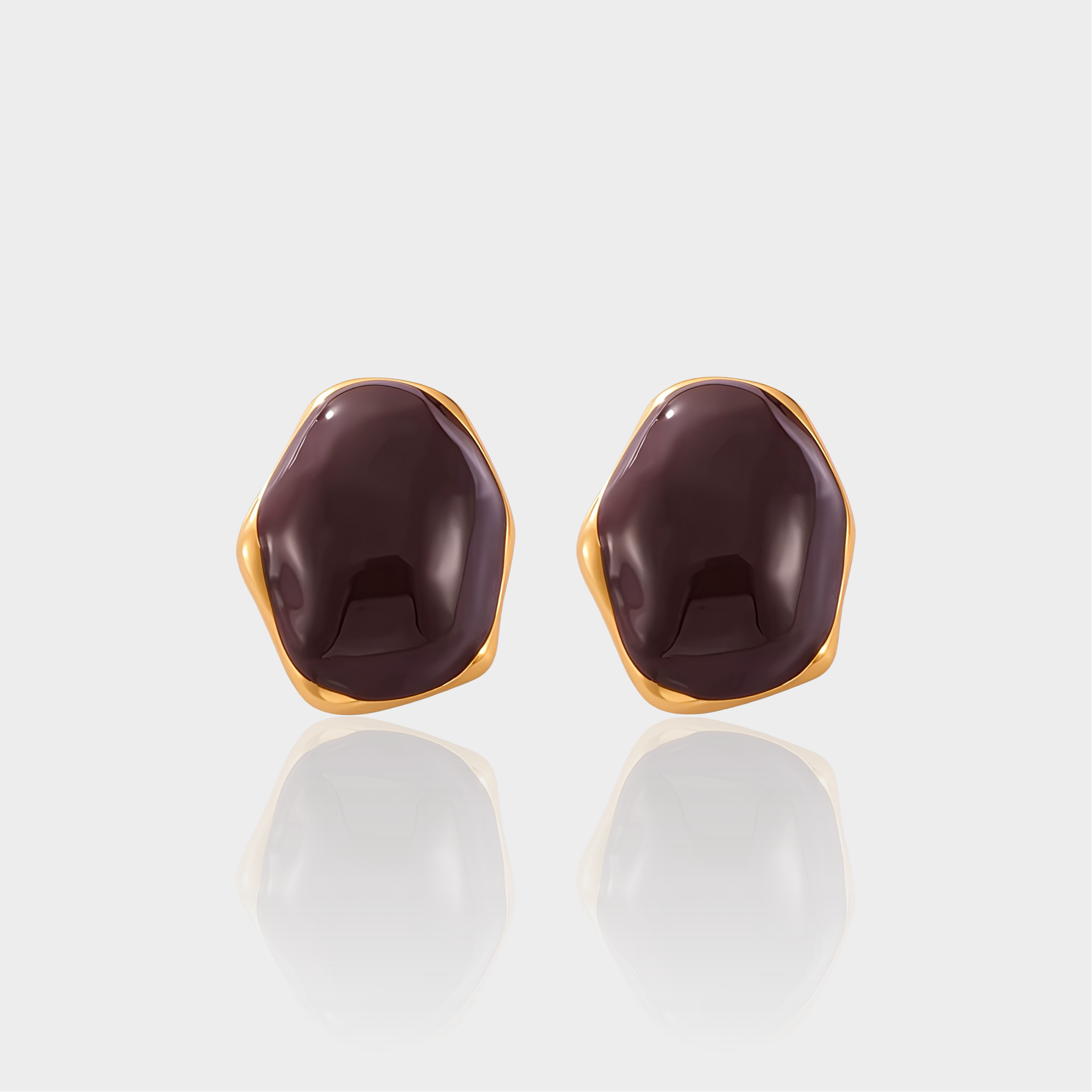 Chestnut Flood Earrings