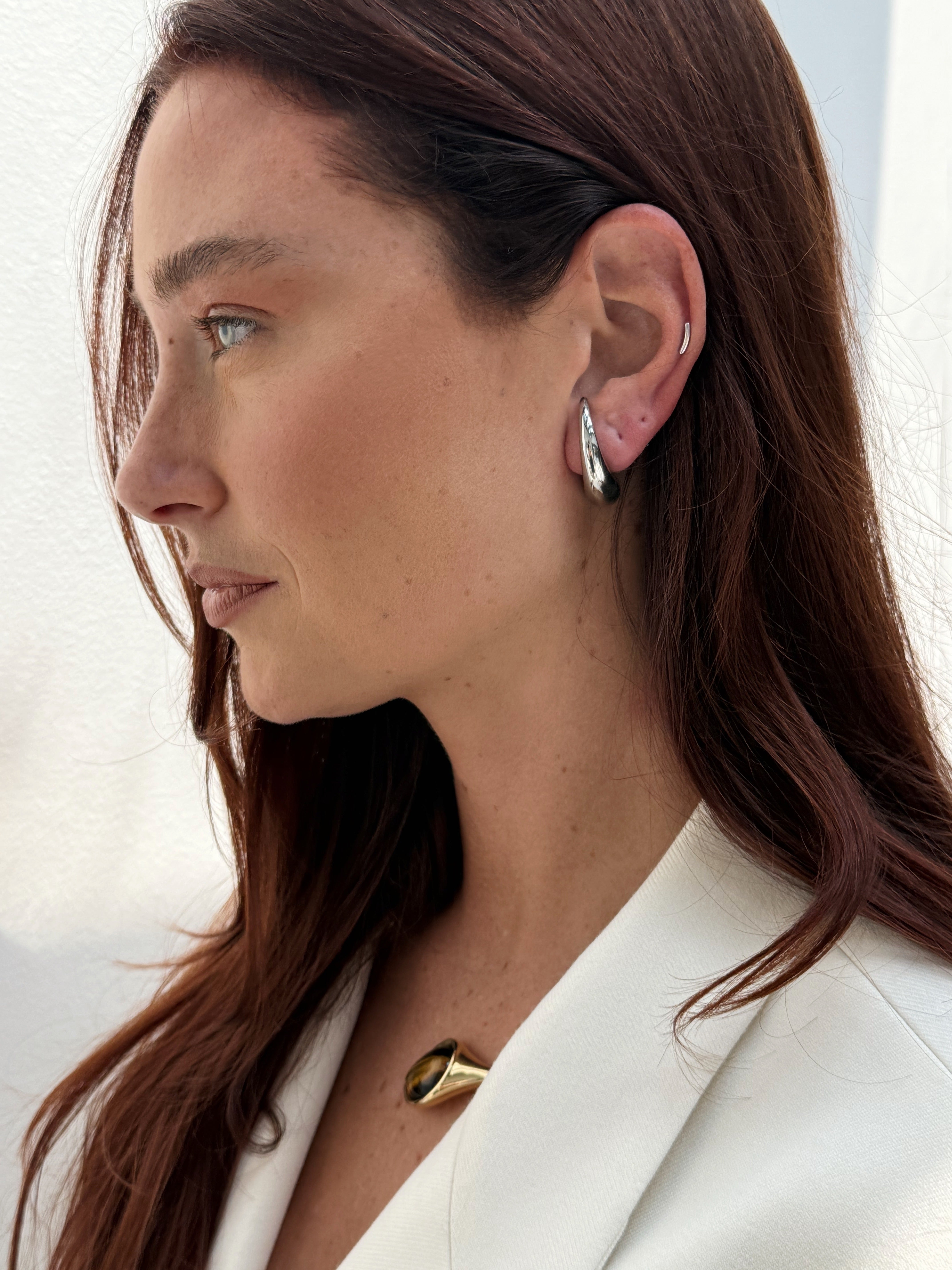 Virgule Thick Earrings