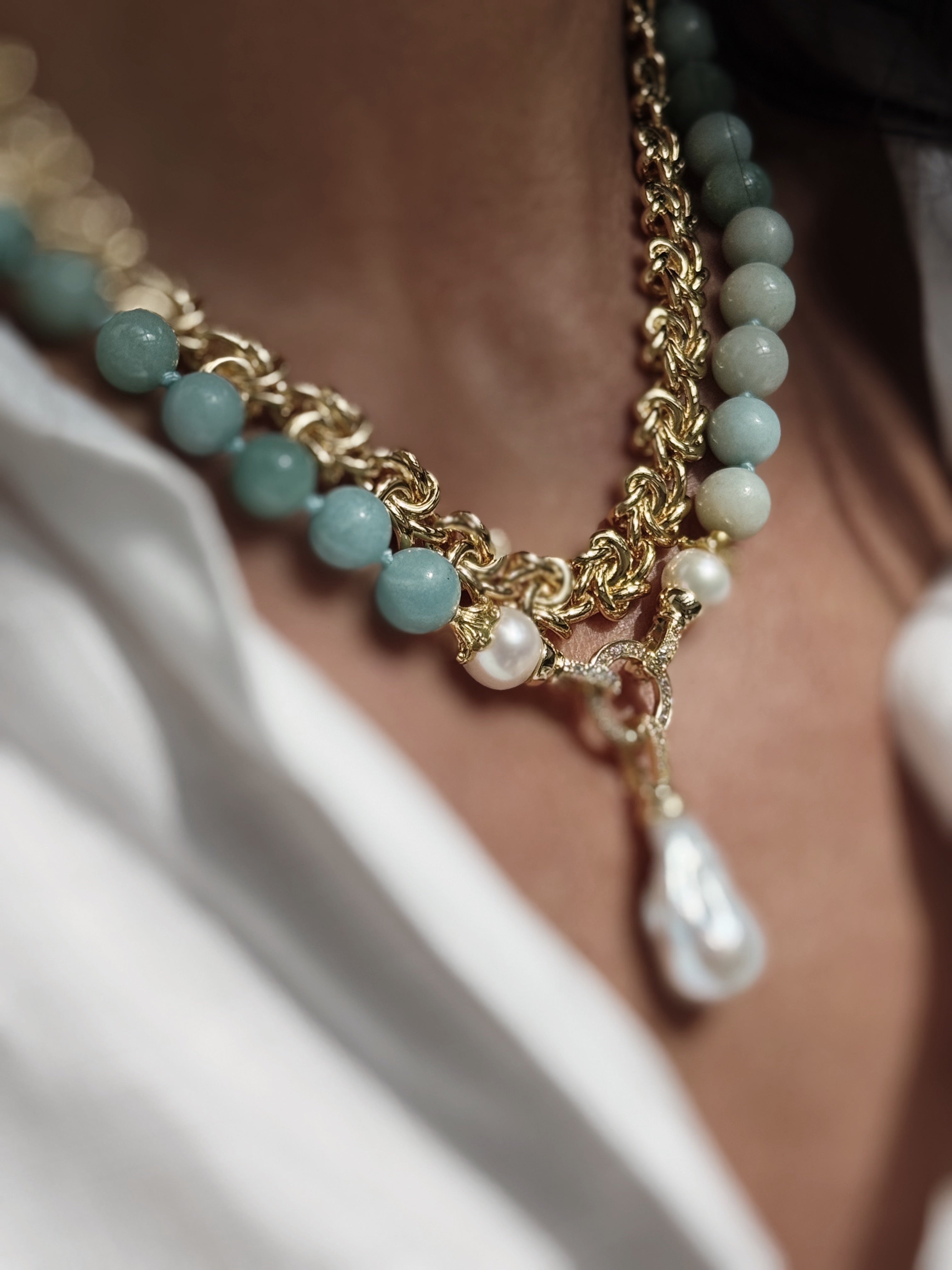 Amazonite Lagoon Necklace
