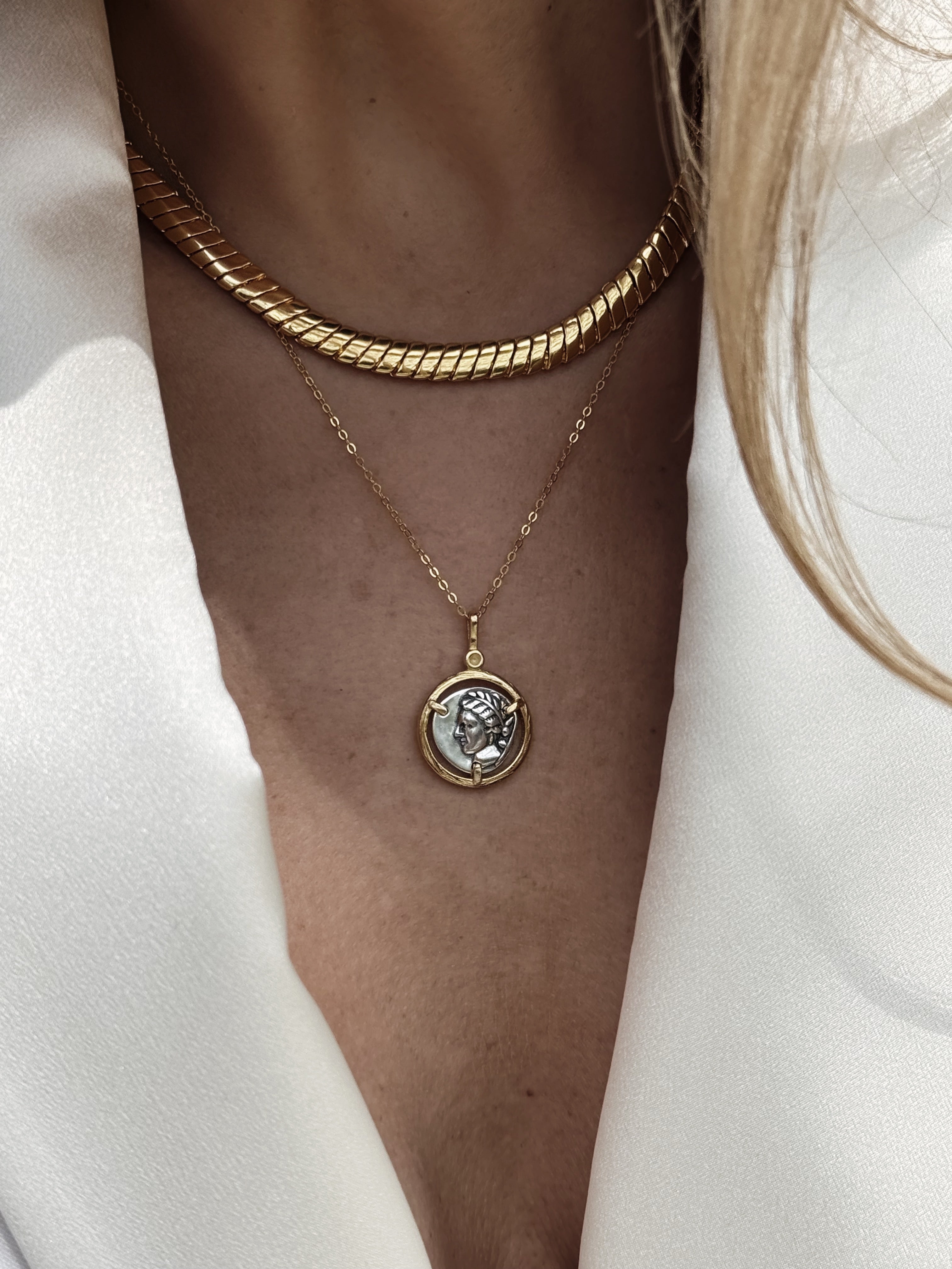 Ancient Greek Coin Necklace