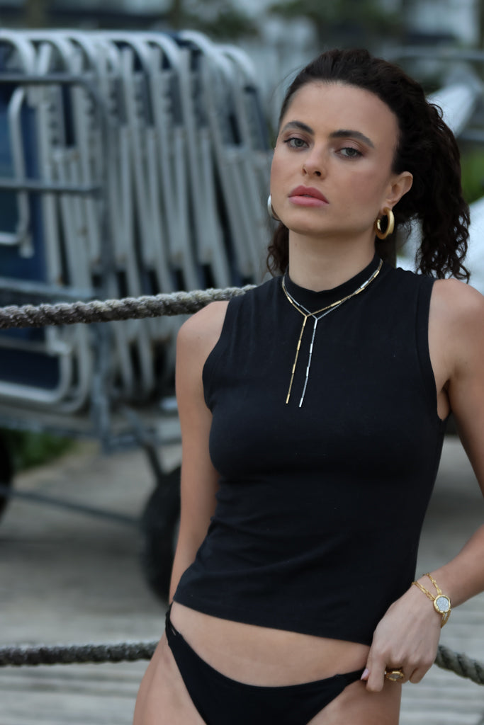 Bar Lariat Necklace