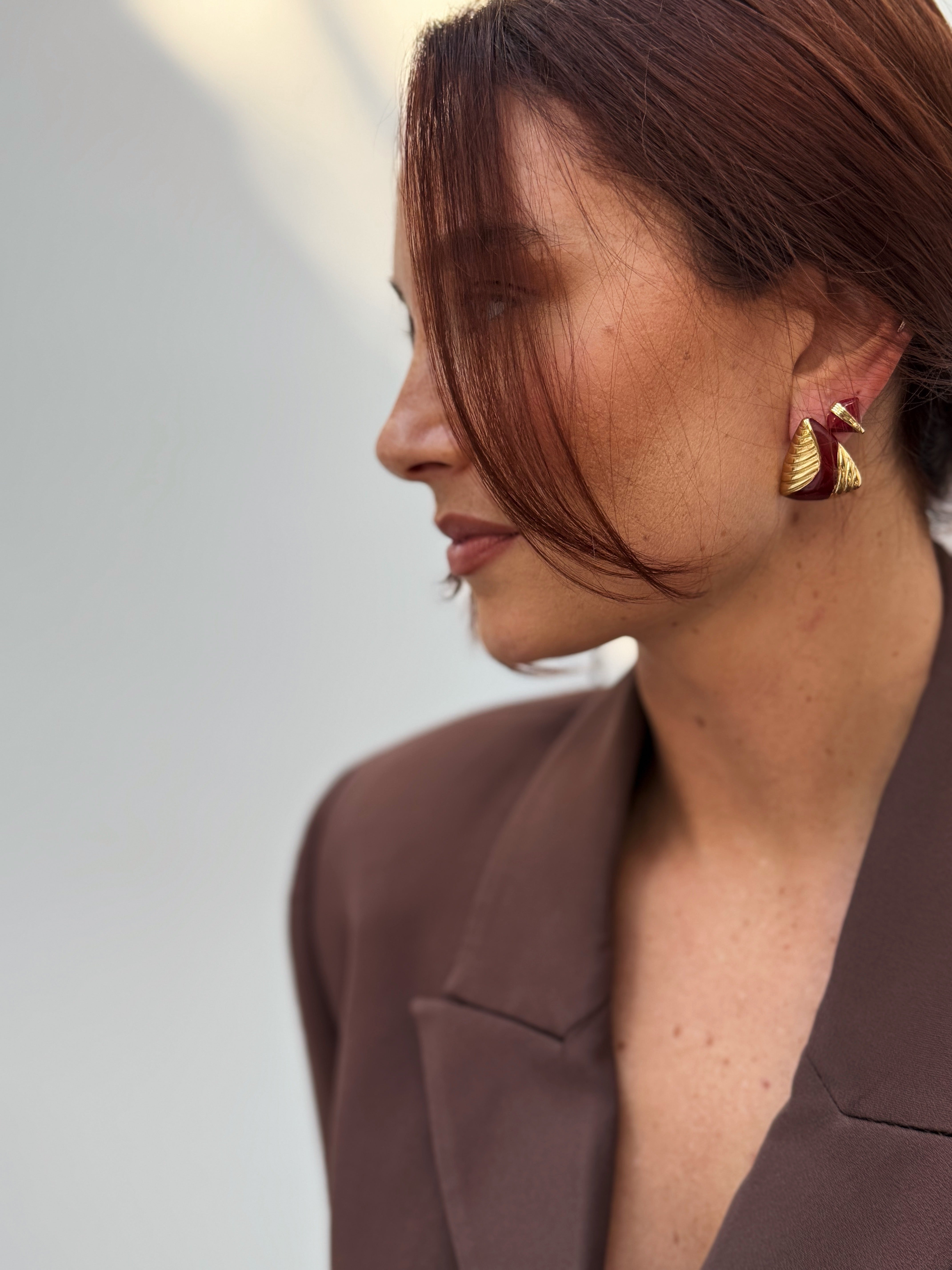 Mini Enamel Fan Studs