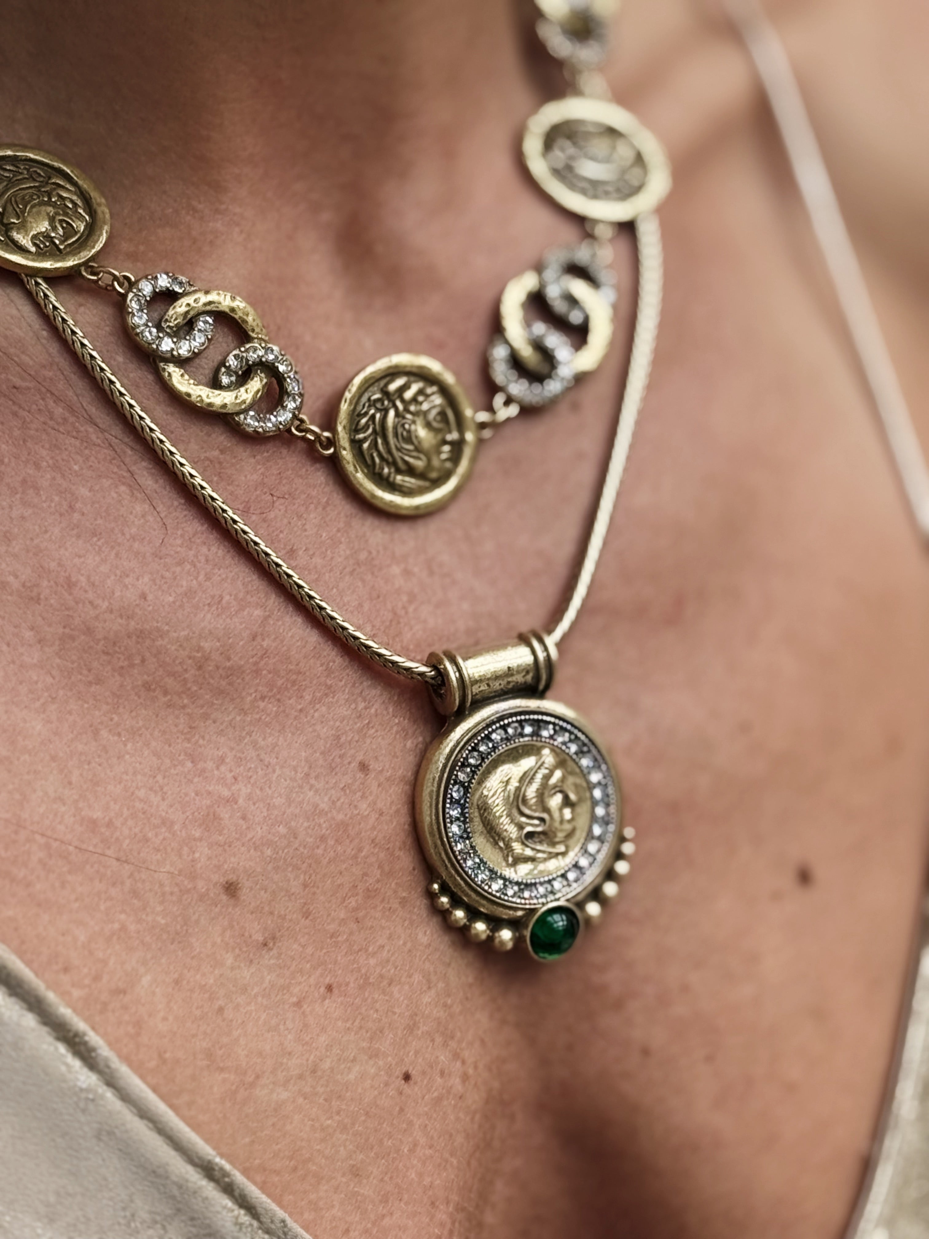 Roma Coin Necklace