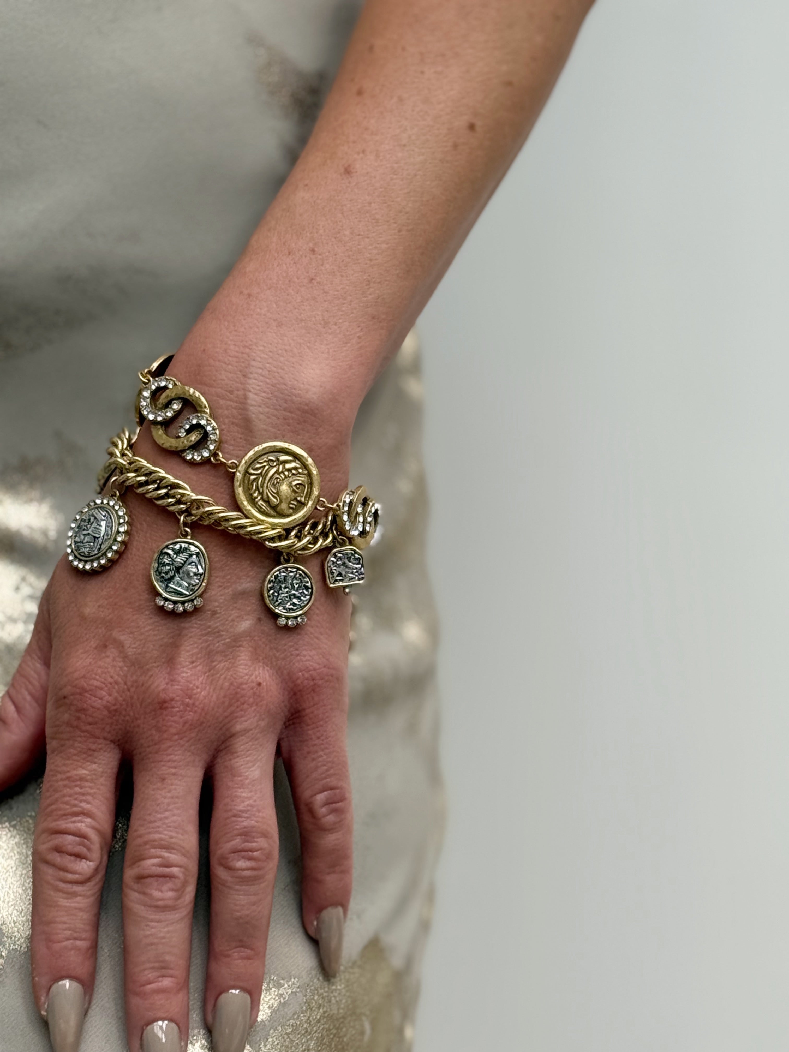 Caesar Brushed Bracelet