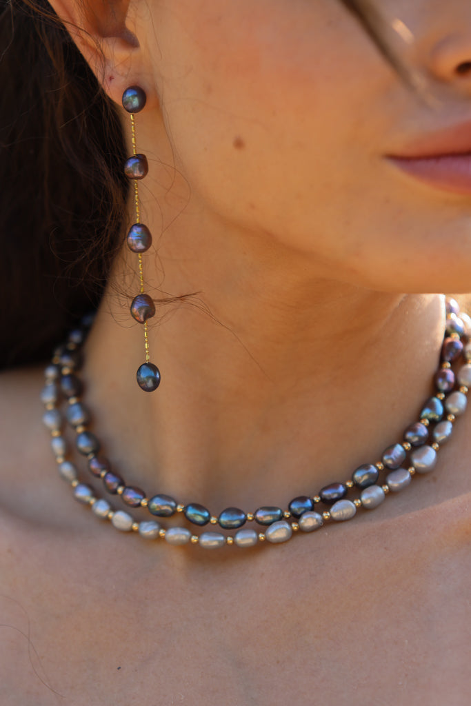Colorful Pearl Necklace
