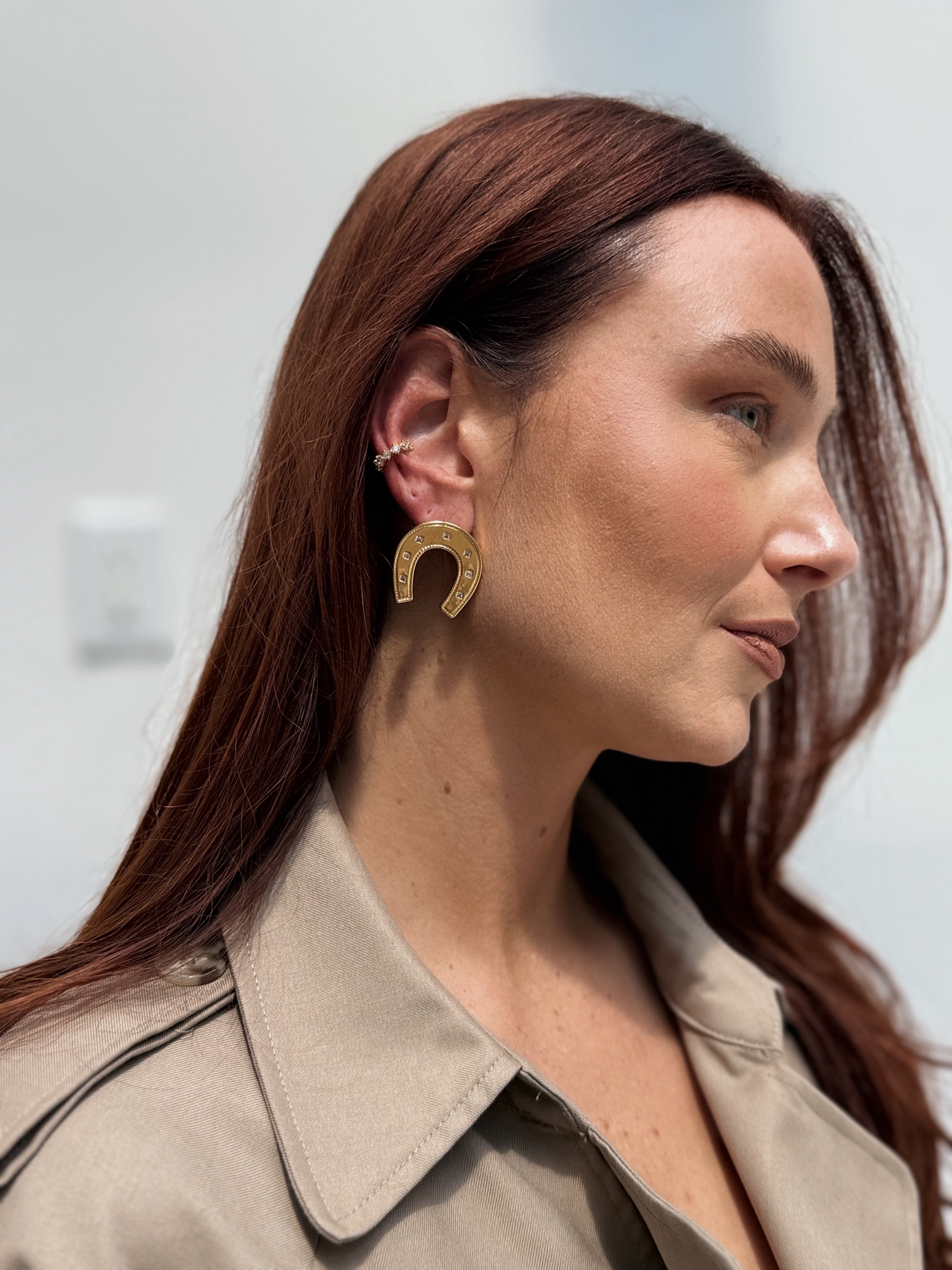 Horseshoe Stud Earrings