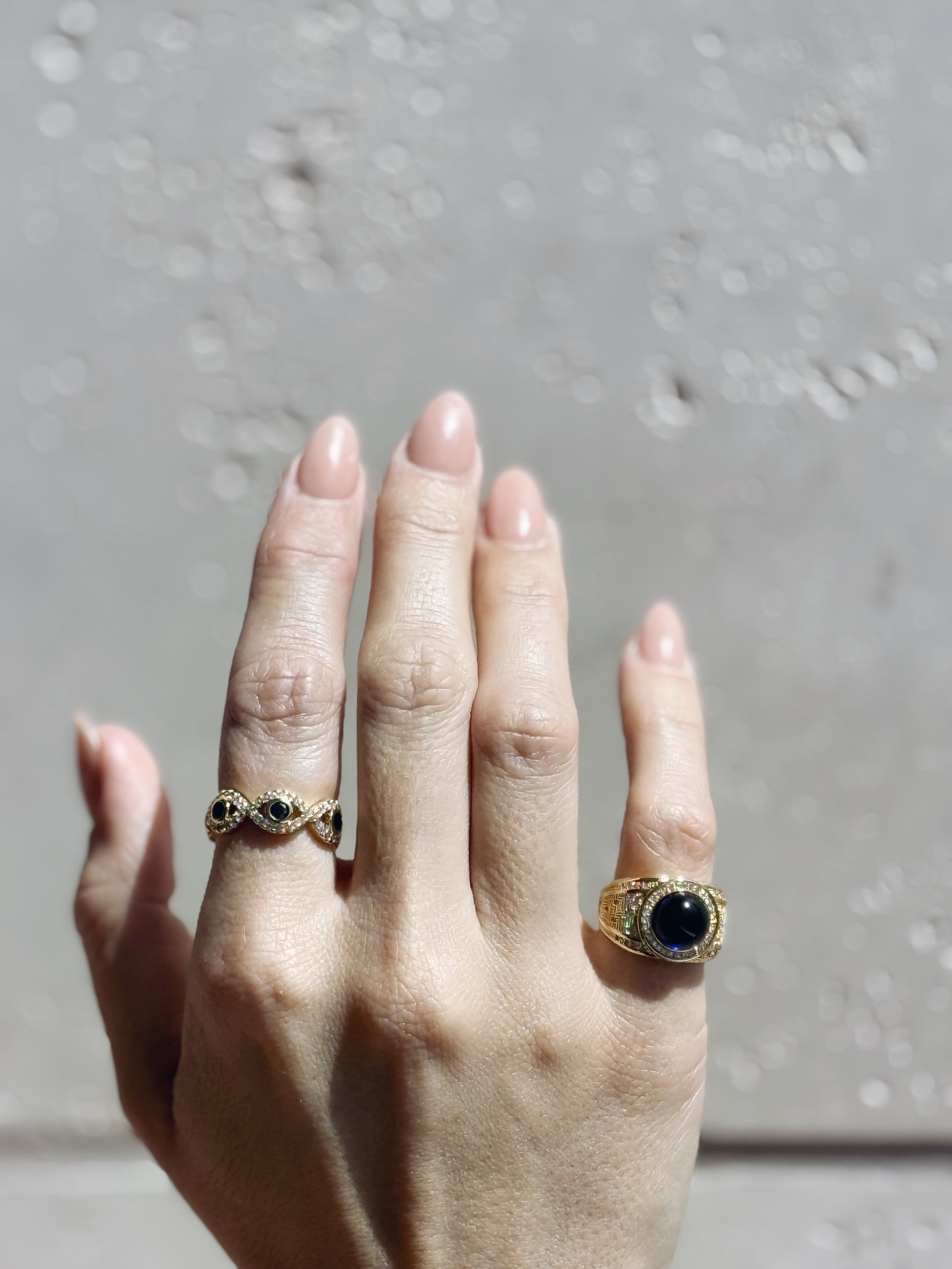 Evil Eye Adjustable Ring