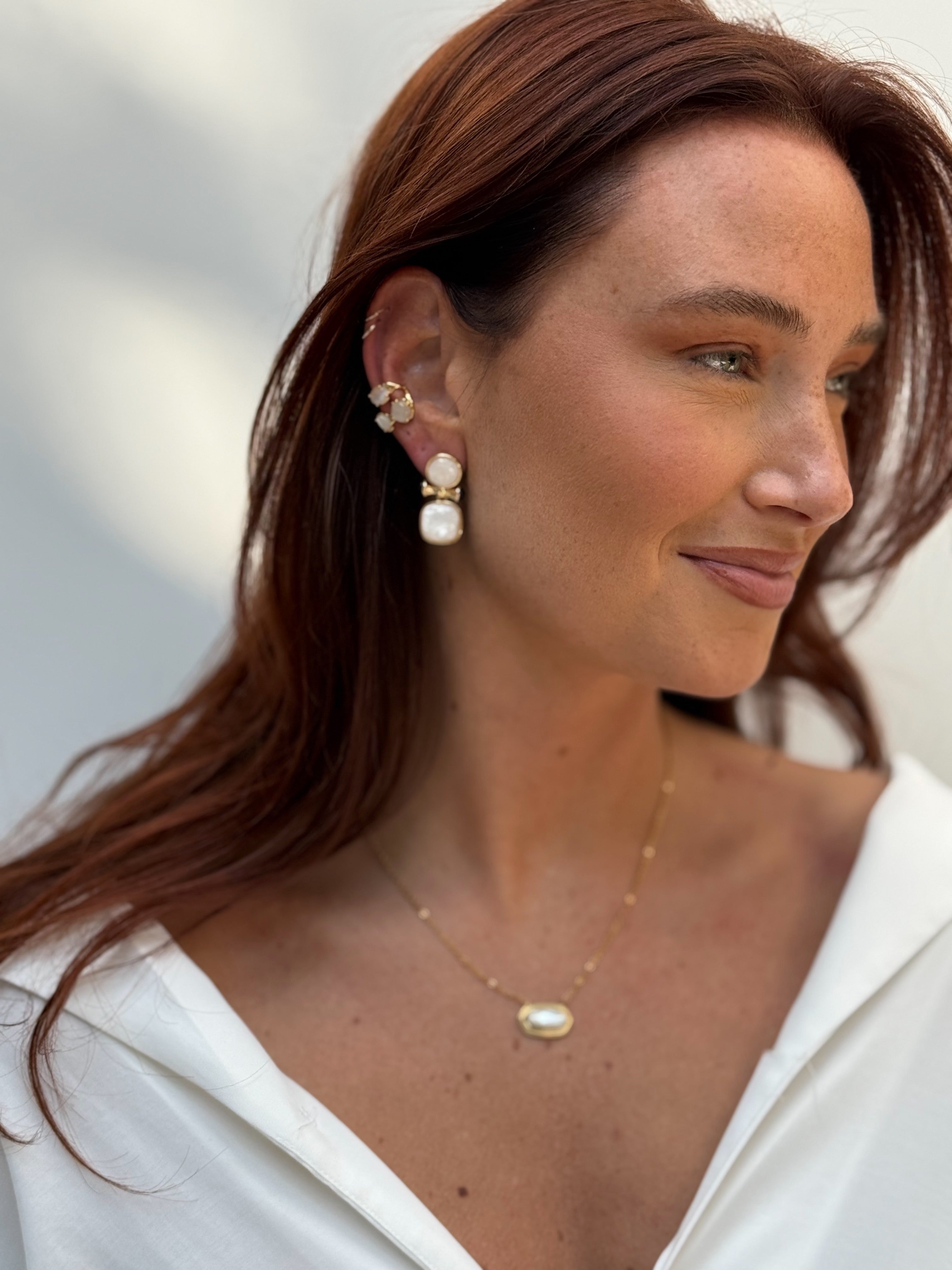Opal Ear Cuff