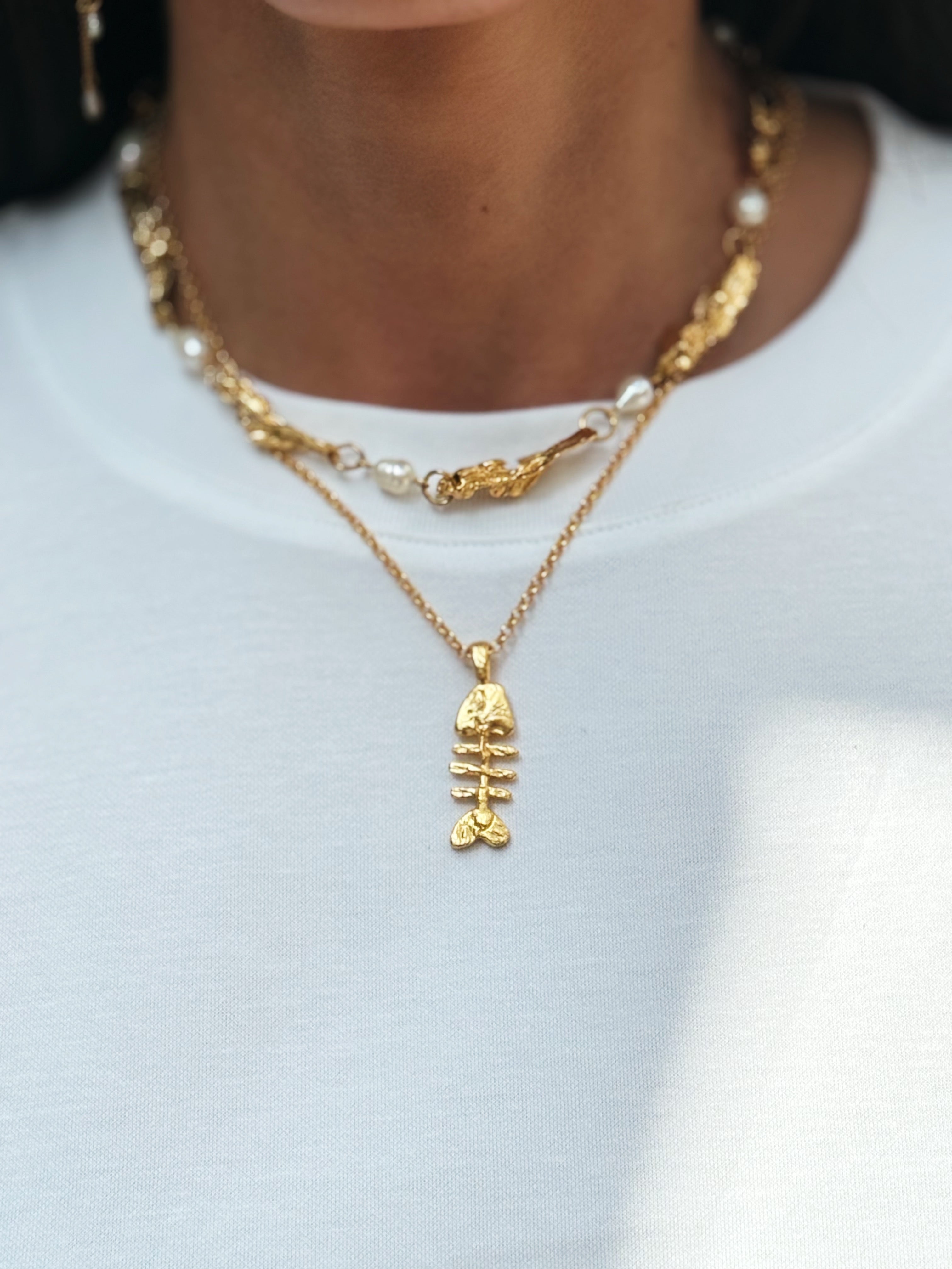 Fishbone Necklace