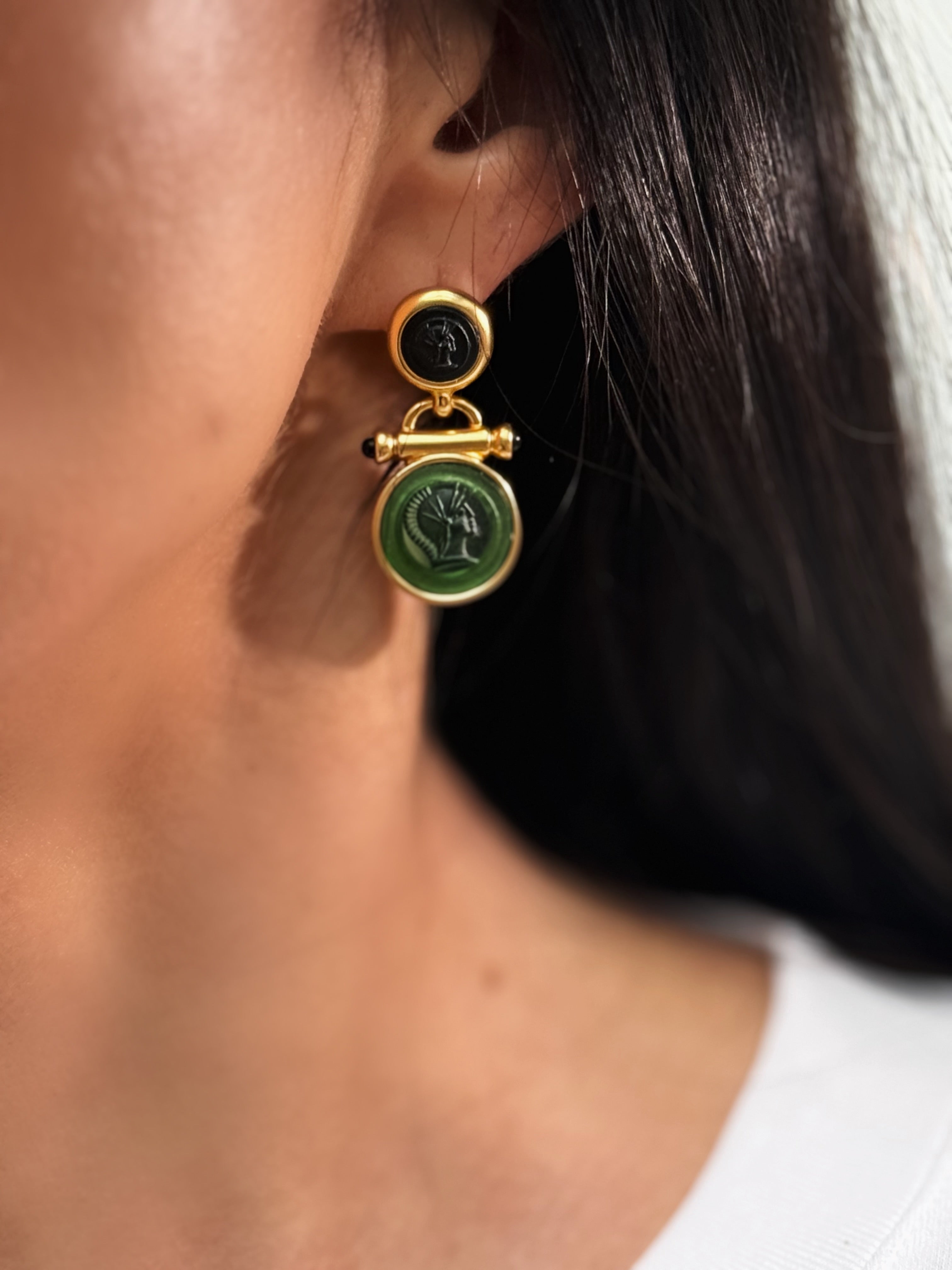 Intaglio Earrings