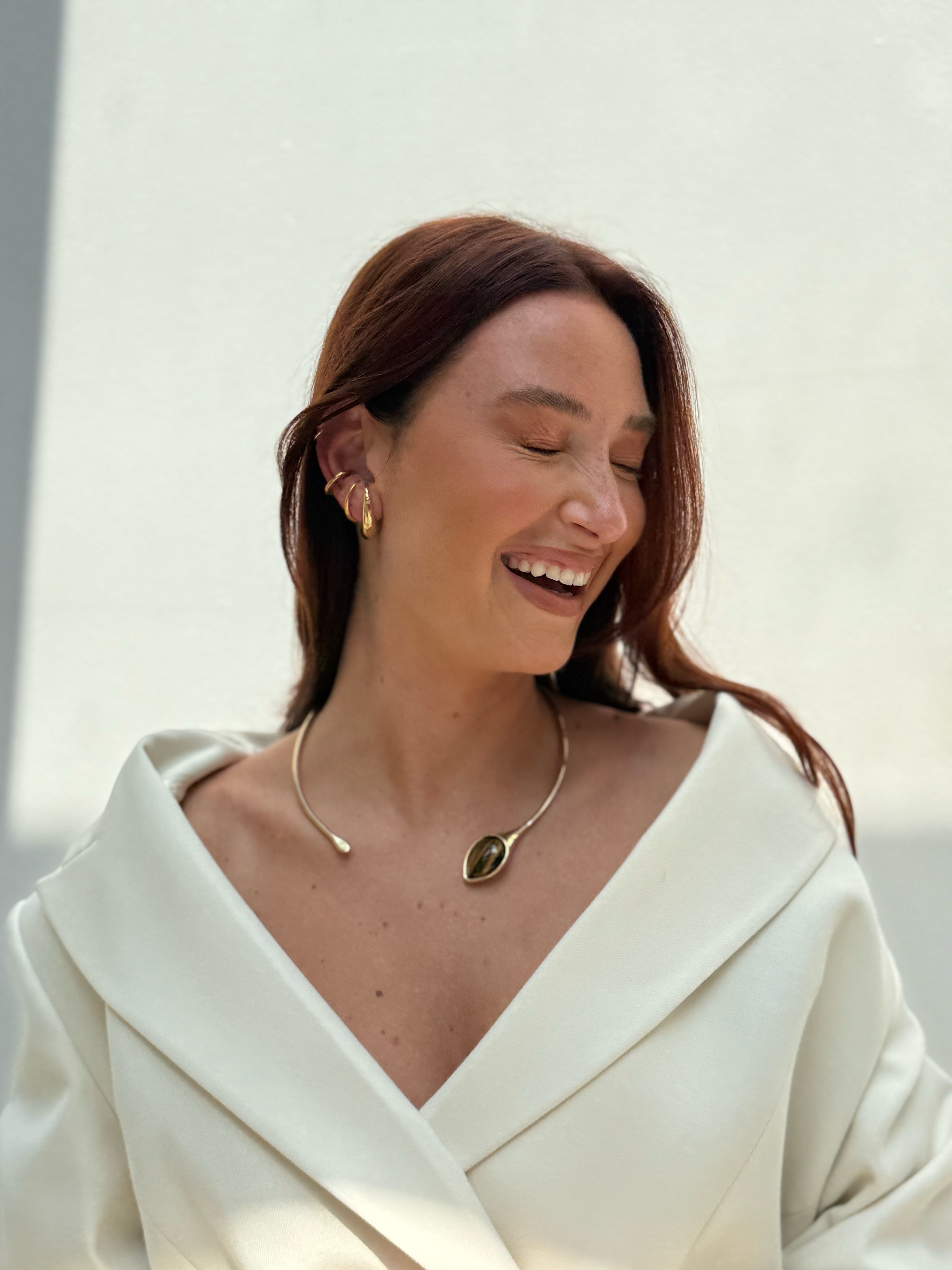Comma Thin Earrings