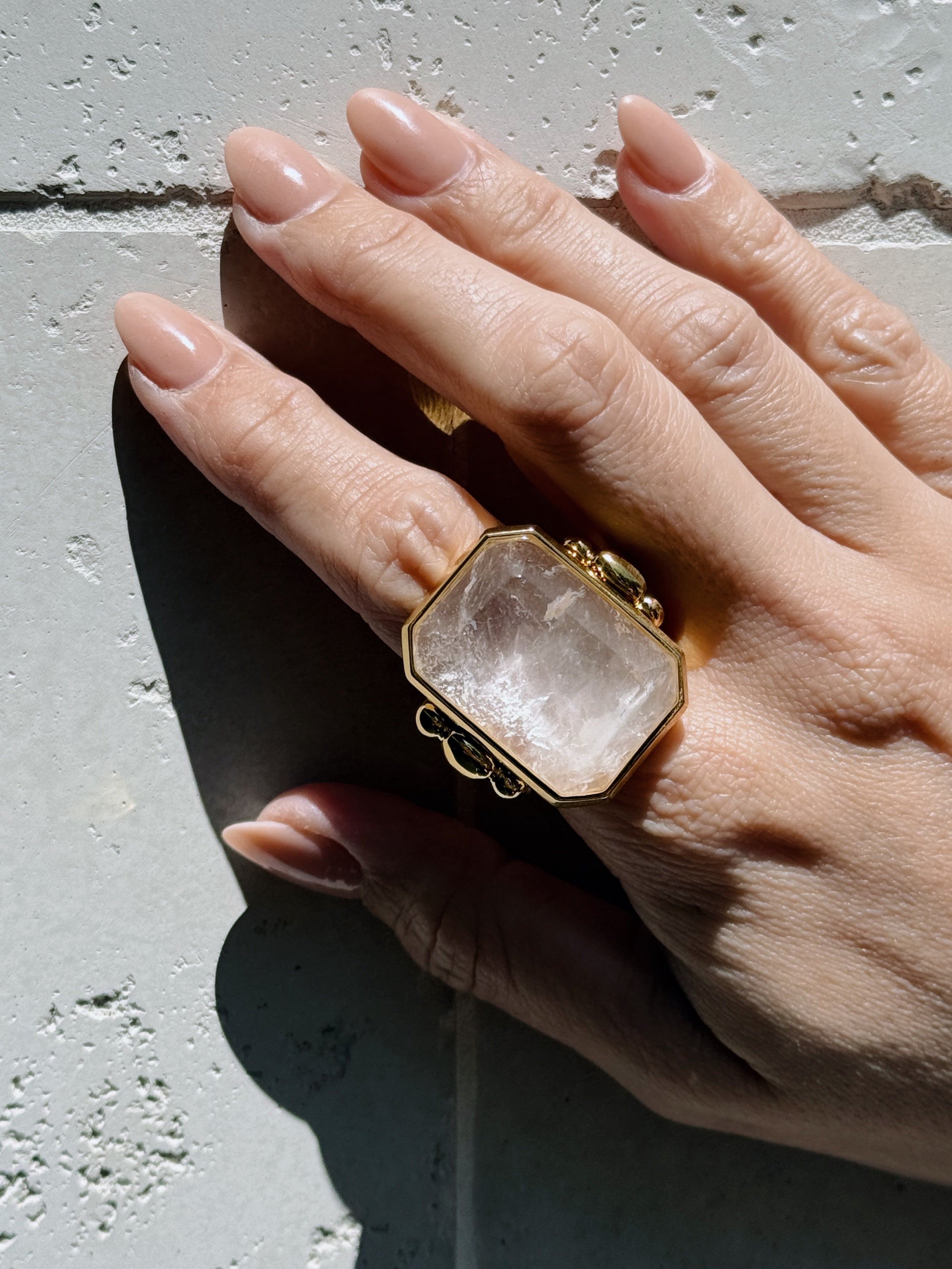 Natural Crystal Ring