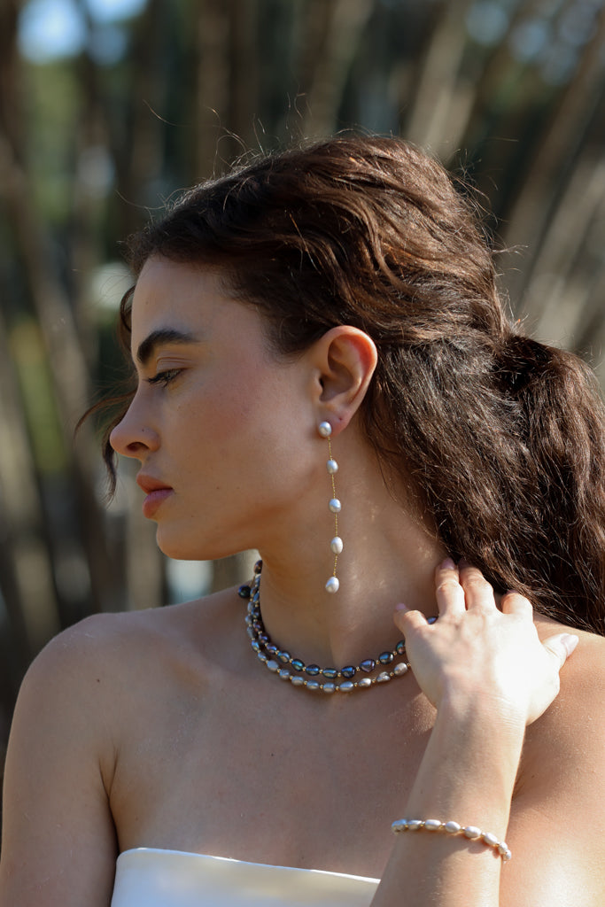Colorful Pearl Necklace