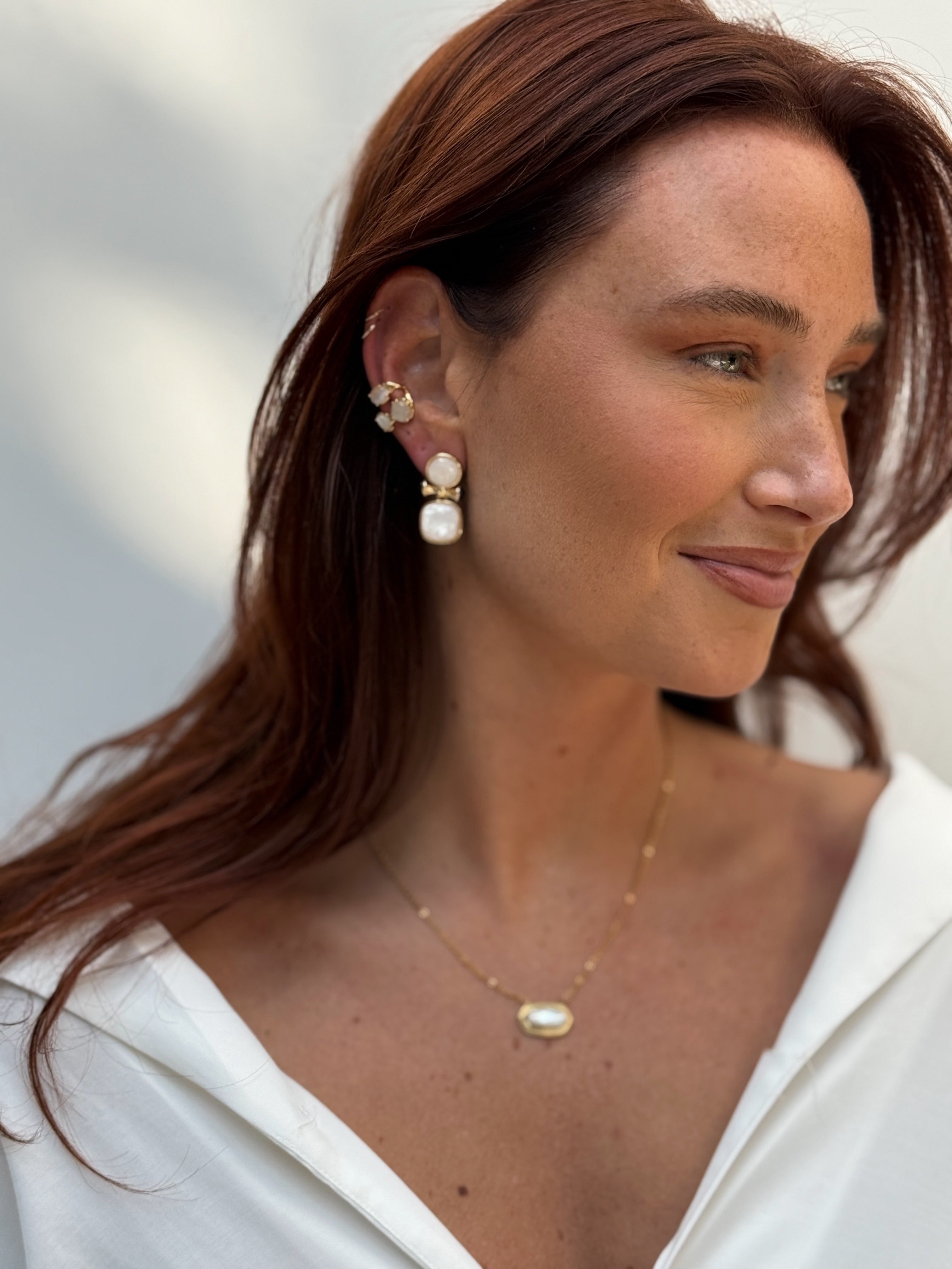 Retro Stone Earrings