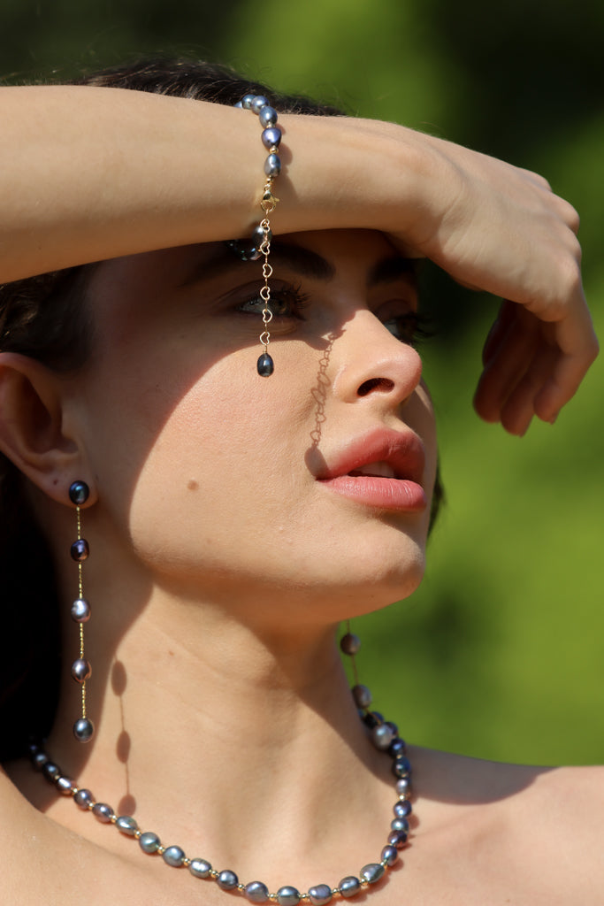 Colorful Pearl Necklace