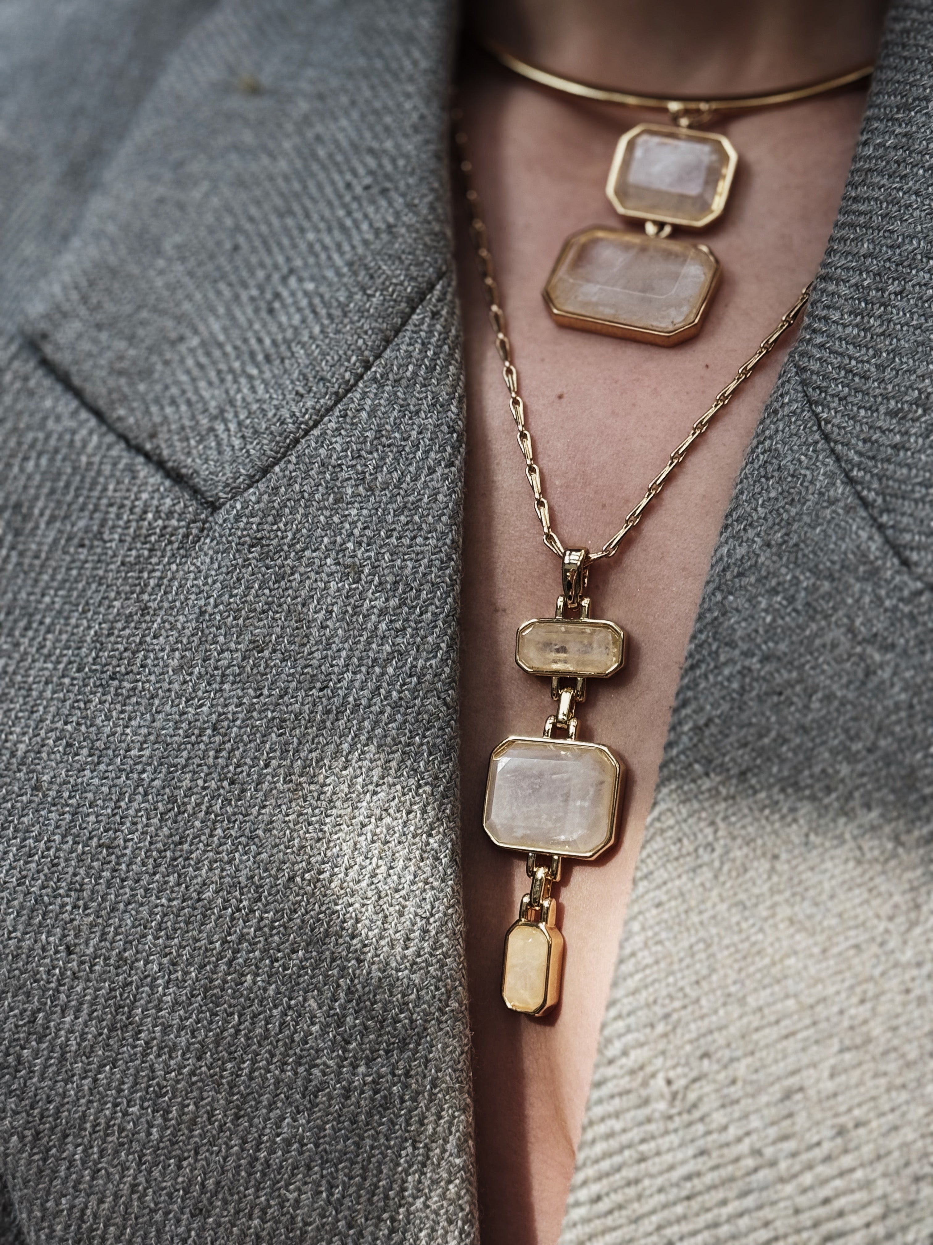 Crystal Pendant Necklace