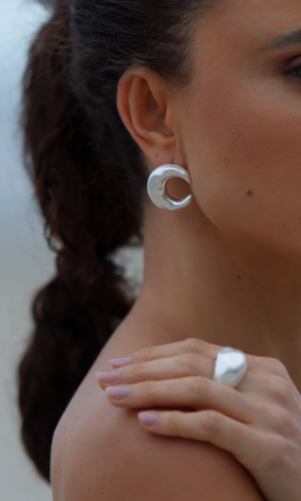 Crescent Studs