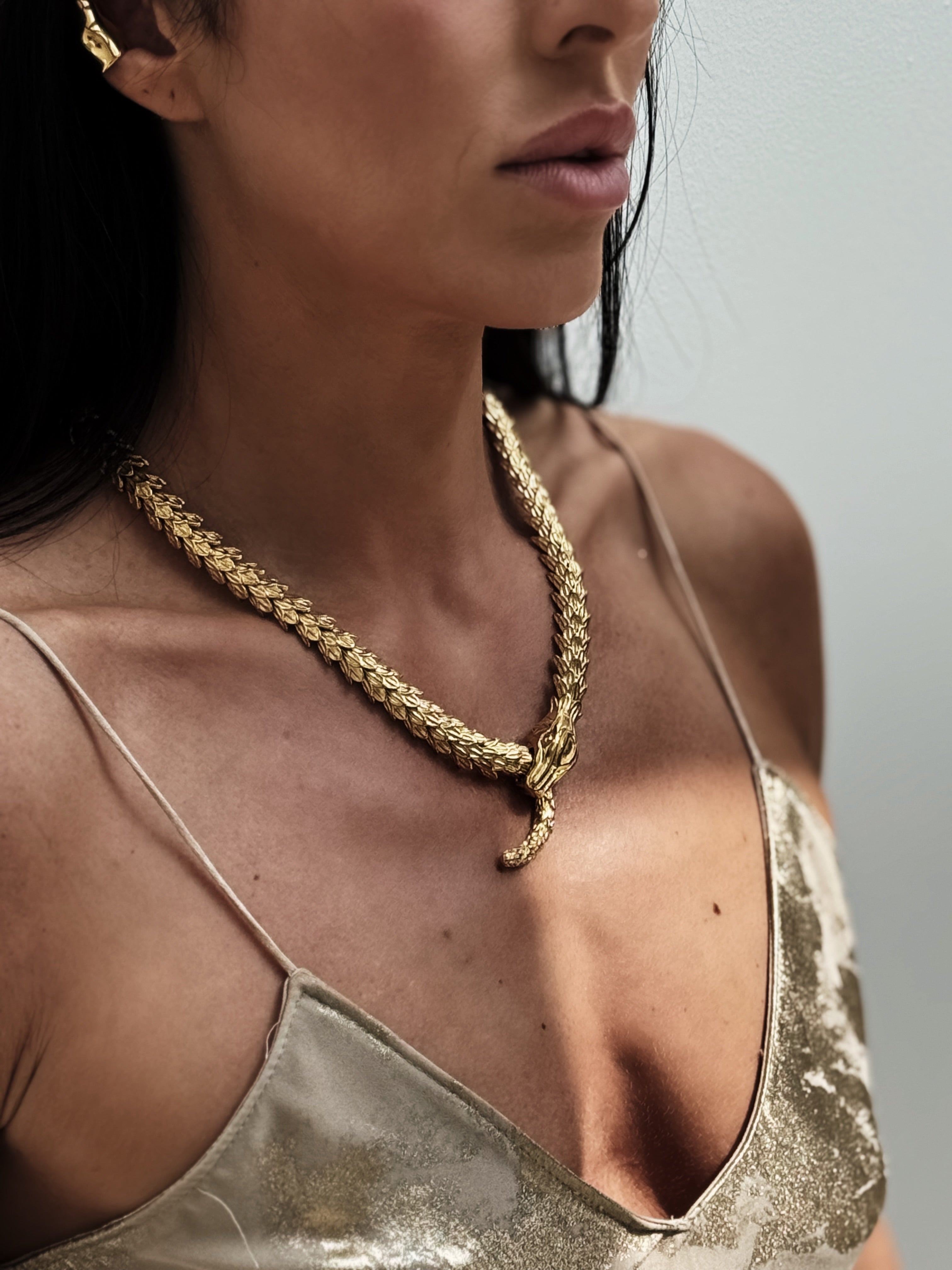 Articulated Snake Necklace