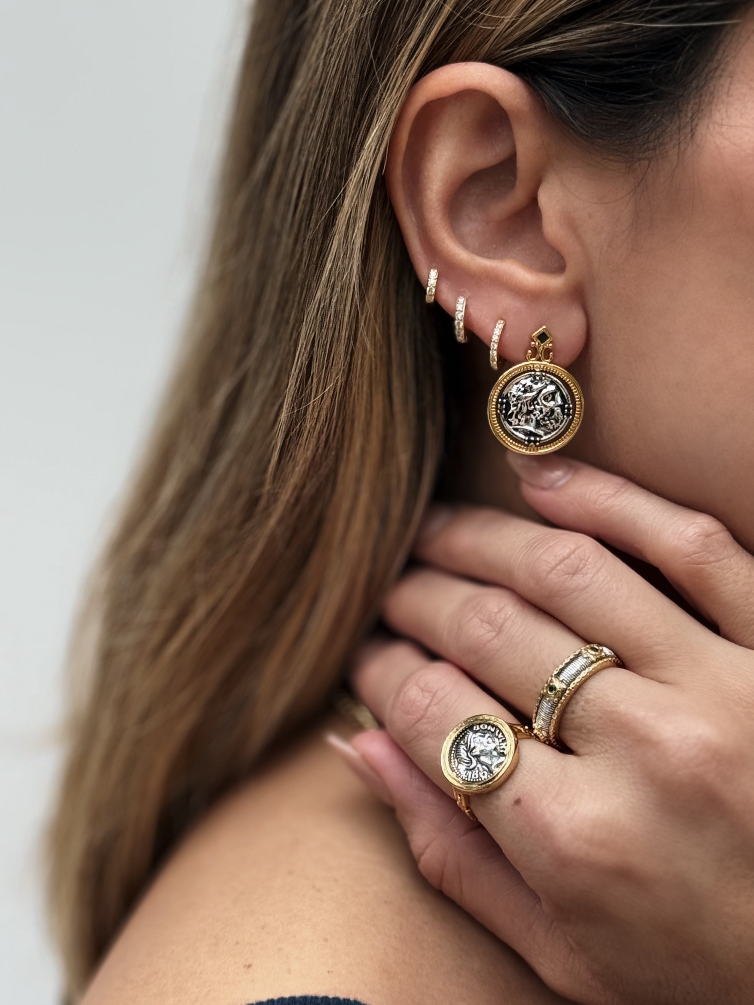 Athena Coin Ring