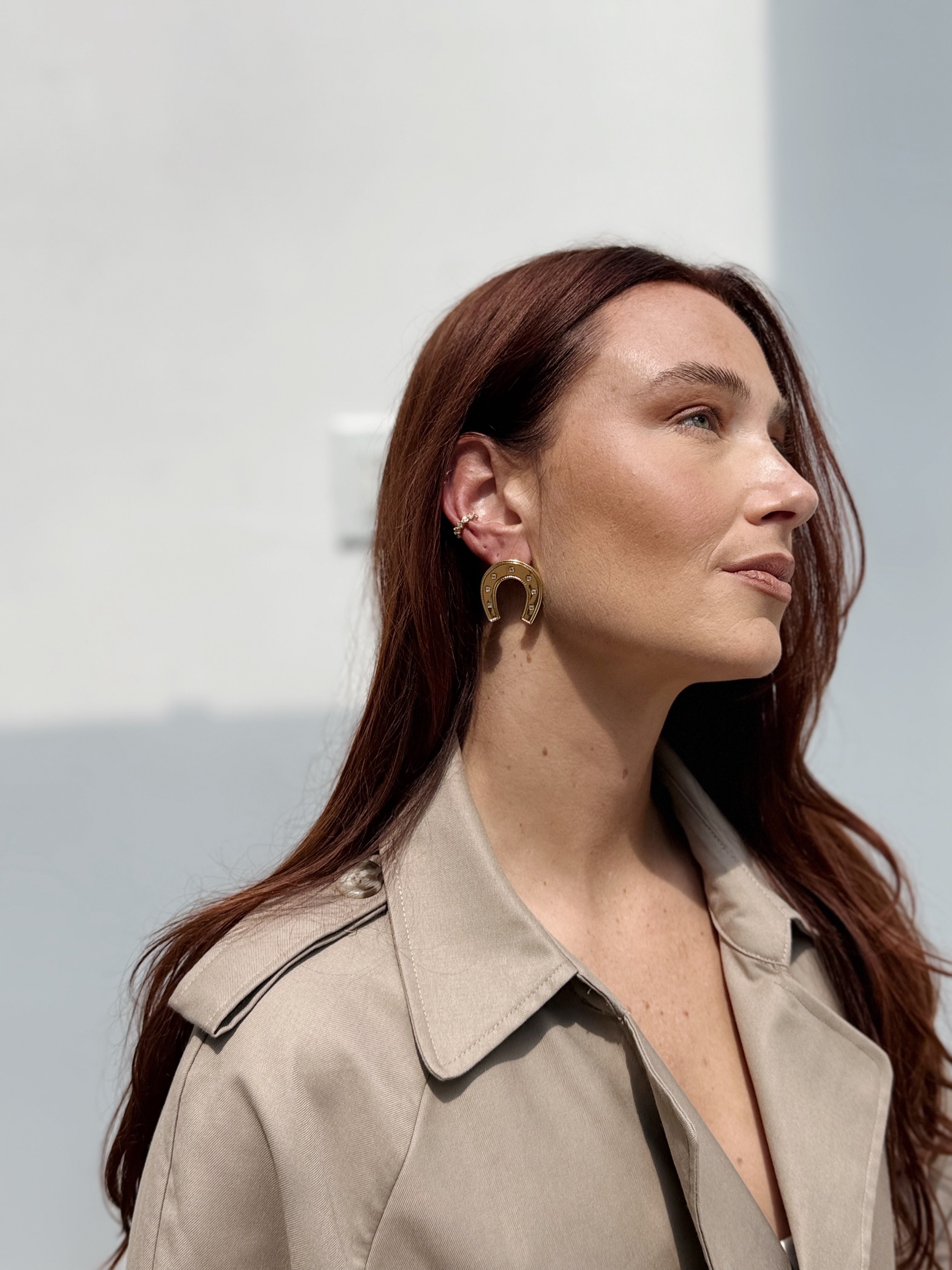 Horseshoe Stud Earrings