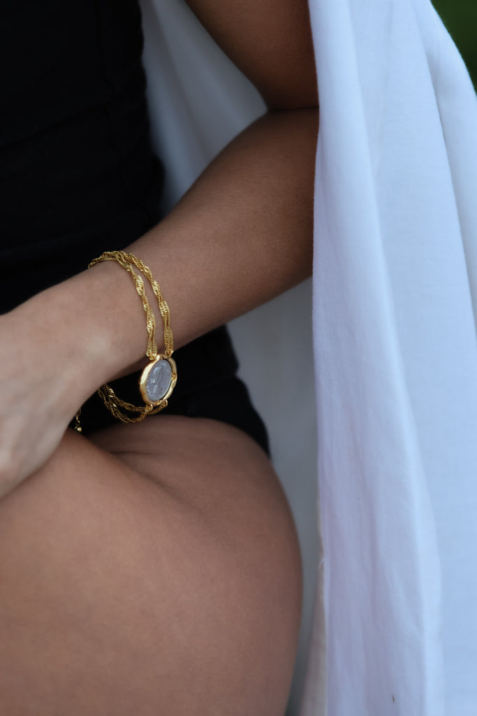 Molten Coin Bracelet