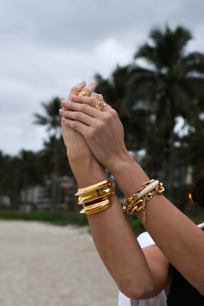 Slated Coin Ring