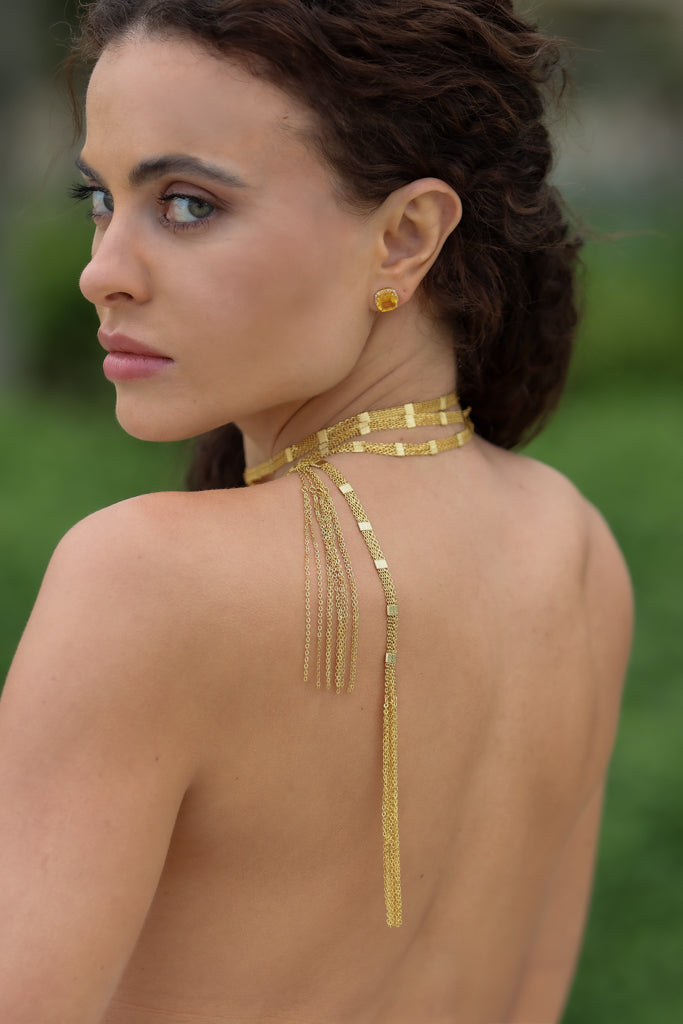 Citrine Studs